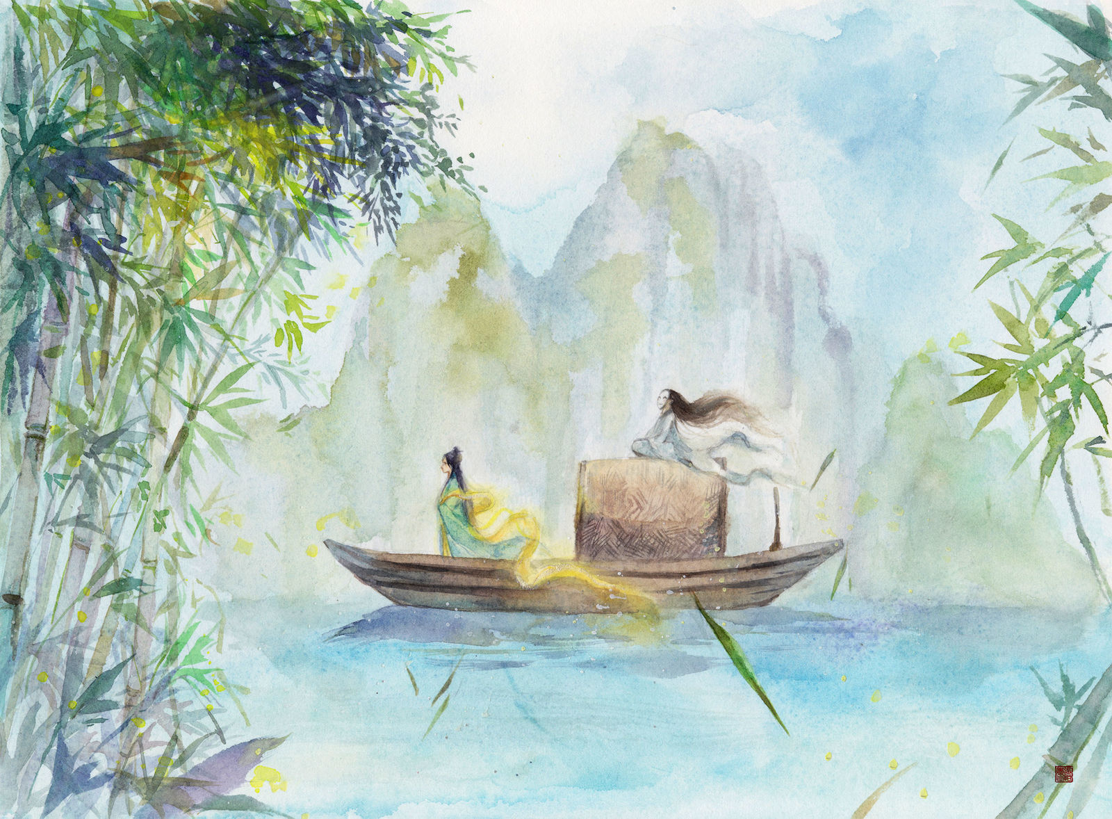 人间白首插画图片壁纸 人间白首插画图片壁纸