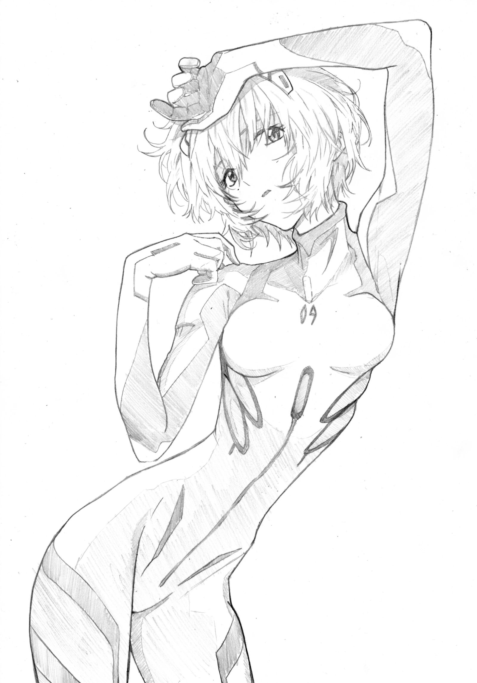 绫波丽插画图片壁纸 绫波丽插画图片壁纸