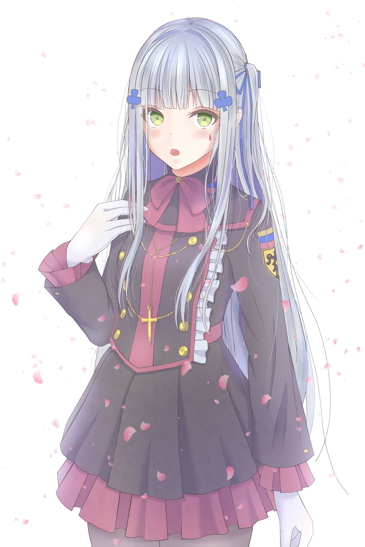 多尔弗罗HK416军服连衣裙插画图片壁纸 多尔弗罗HK416军服连衣裙插画图片壁纸