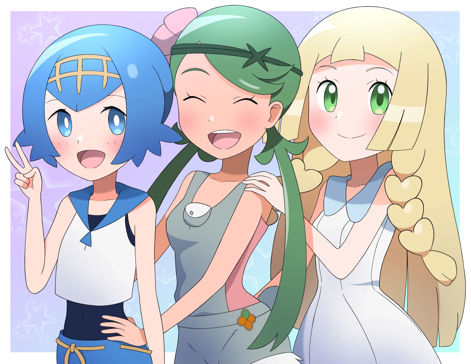 阿罗拉女孩!插画图片壁纸 阿罗拉女孩!插画图片壁纸