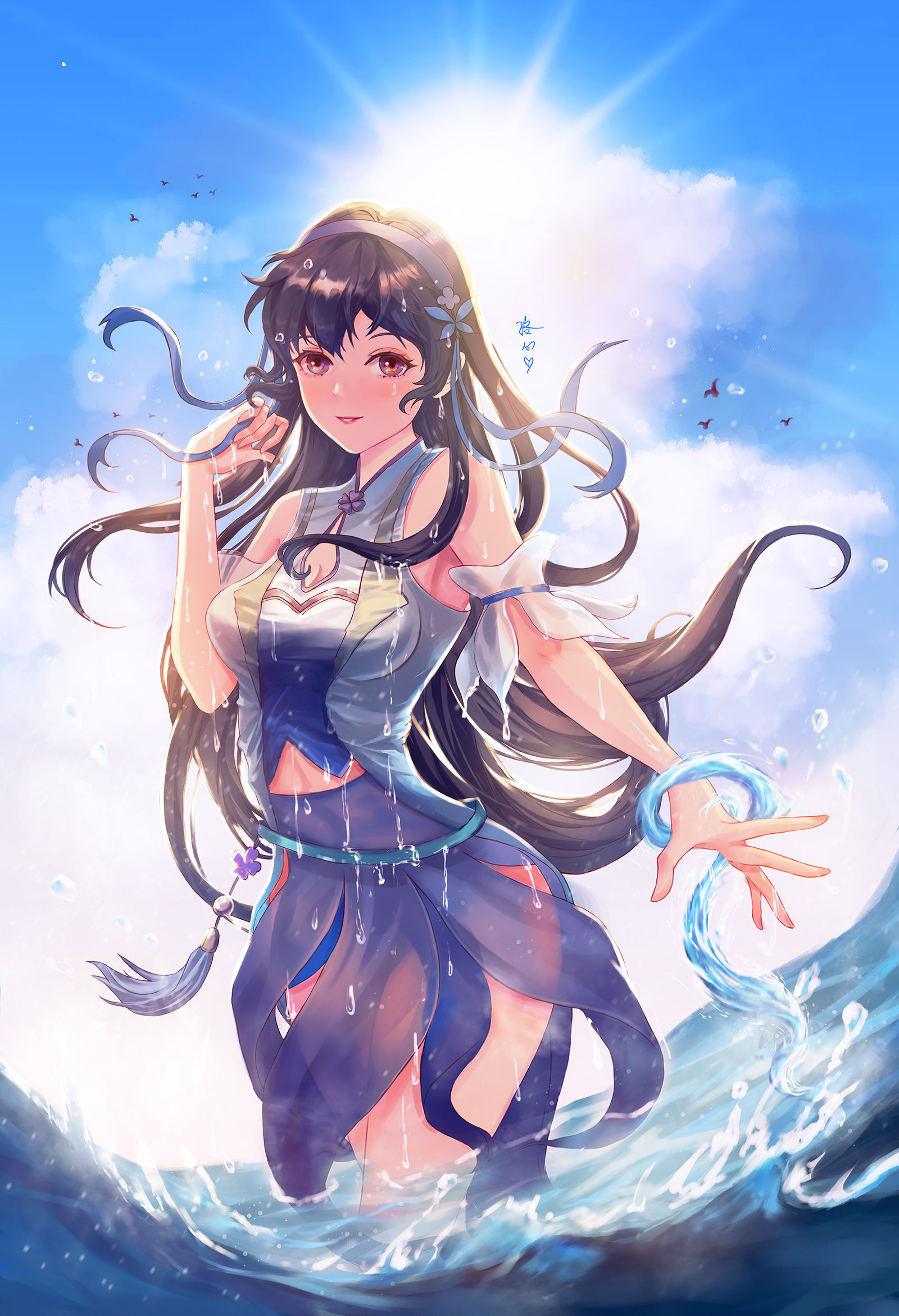 王者荣耀- 西施插画图片壁纸 王者荣耀- 西施插画图片壁纸