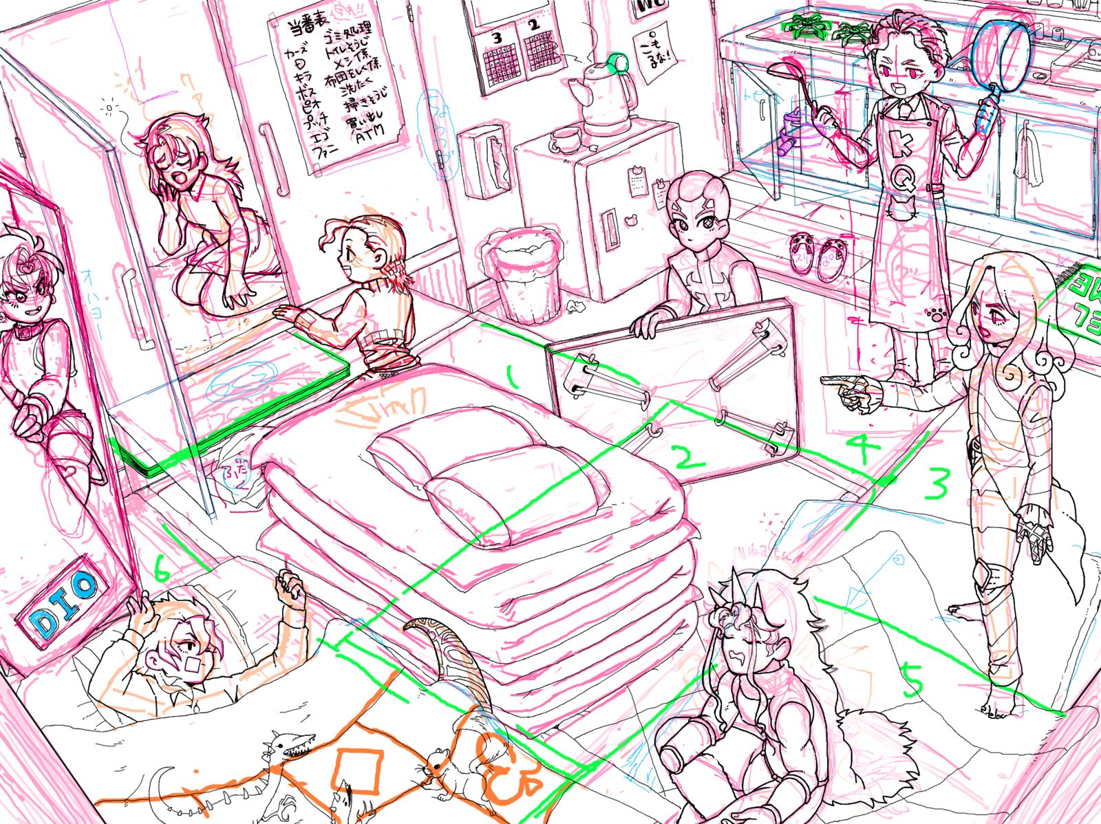荒木庄朋友插画图片壁纸 荒木庄朋友插画图片壁纸