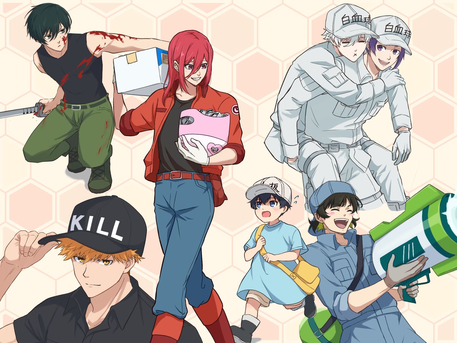 布鲁洛×工作细胞②插画图片壁纸 布鲁洛×工作细胞②插画图片壁纸