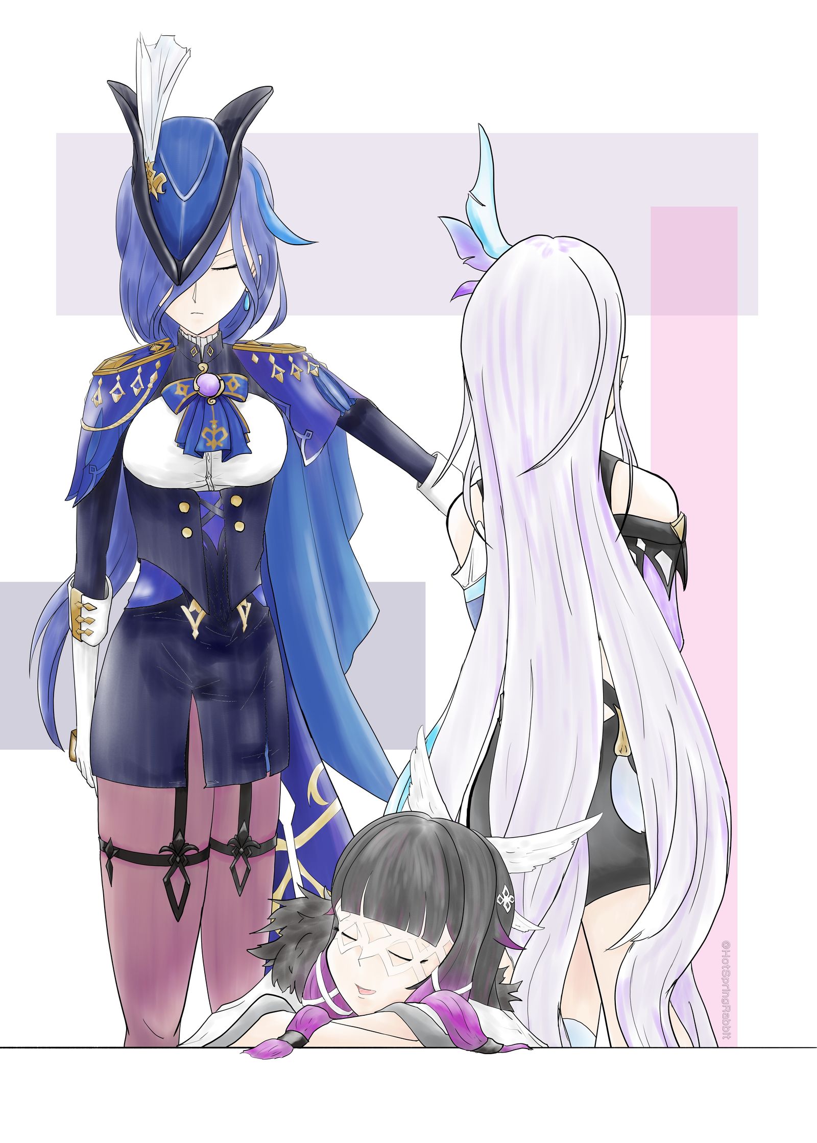 【原神】3人【GenshinImpact】插画图片壁纸 【原神】3人【GenshinImpact】插画图片壁纸