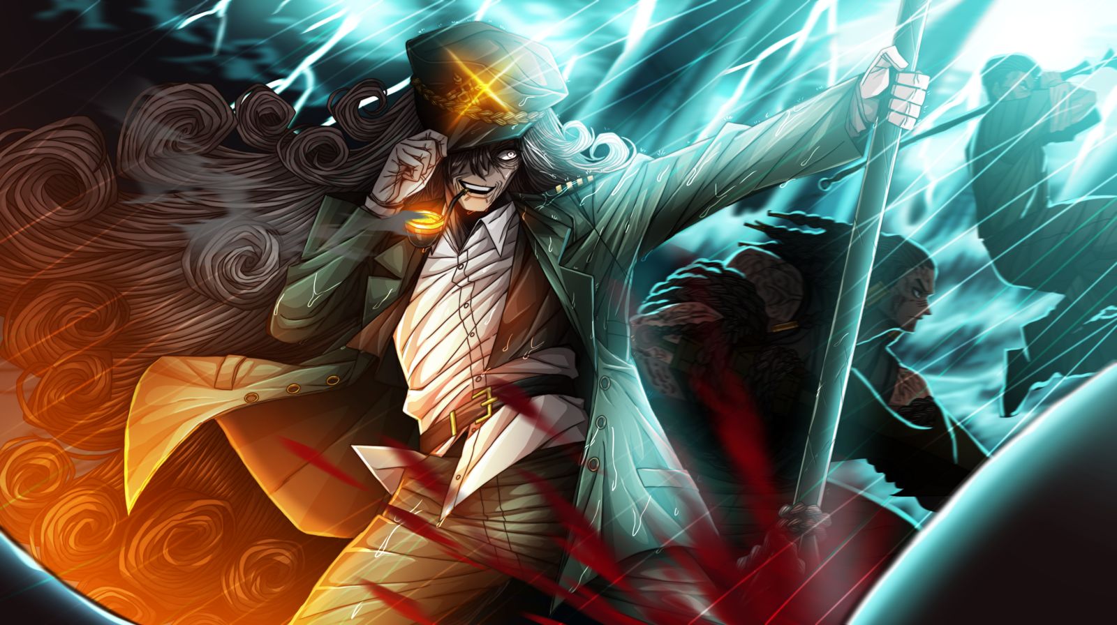 皮奎德号船长艾哈布插画图片壁纸 皮奎德号船长艾哈布插画图片壁纸