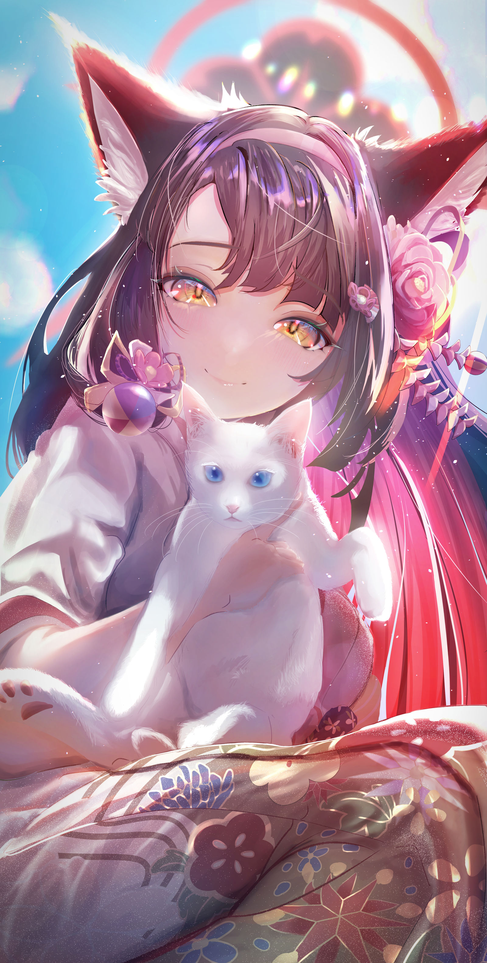 对猫和老师很温柔的鸭子插画图片壁纸 对猫和老师很温柔的鸭子插画图片壁纸