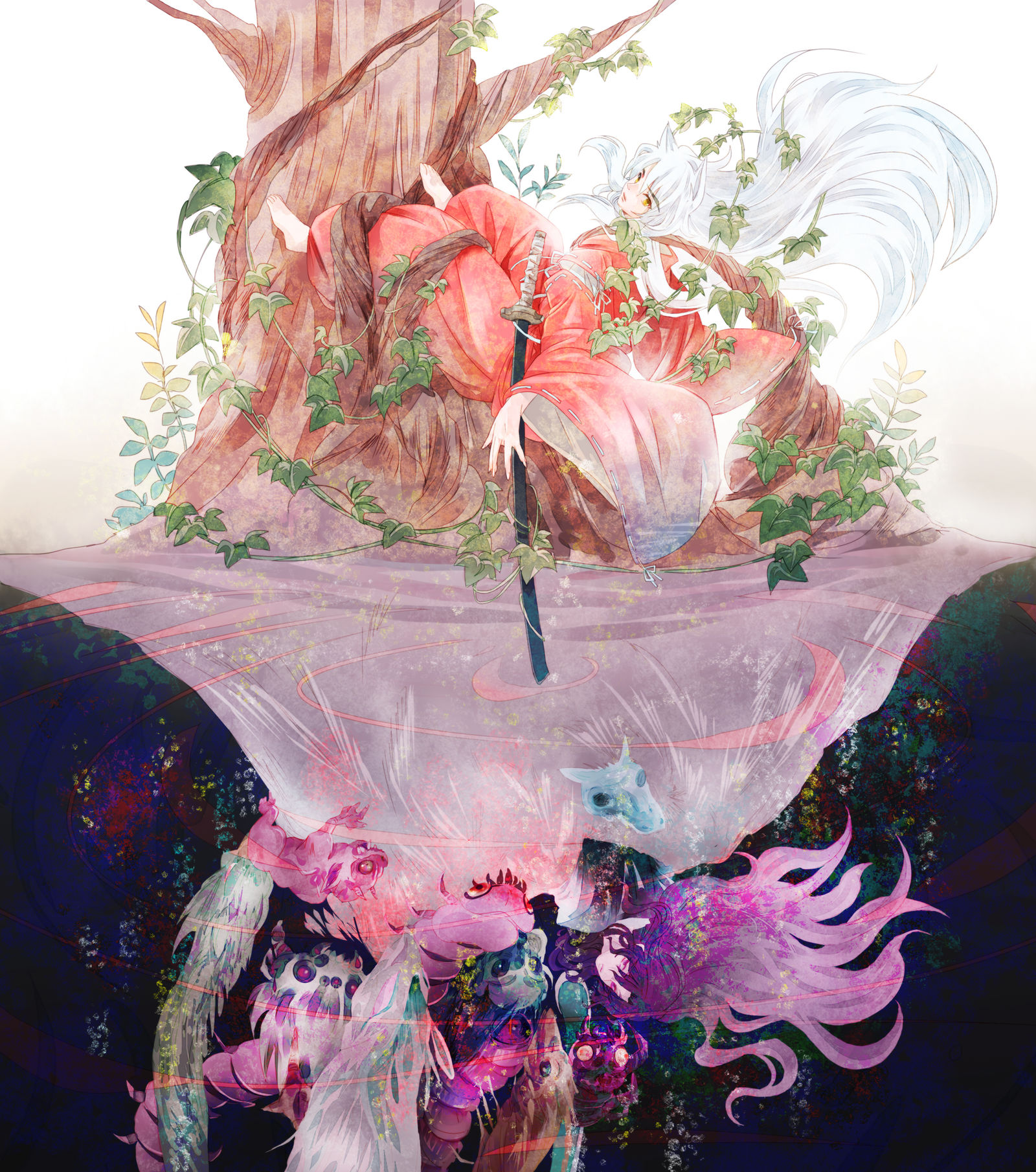 呪縛插画图片壁纸 呪縛插画图片壁纸