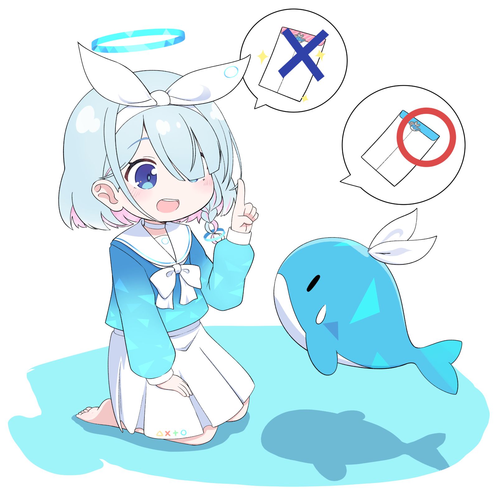 いいですかクジラさん插画图片壁纸 いいですかクジラさん插画图片壁纸