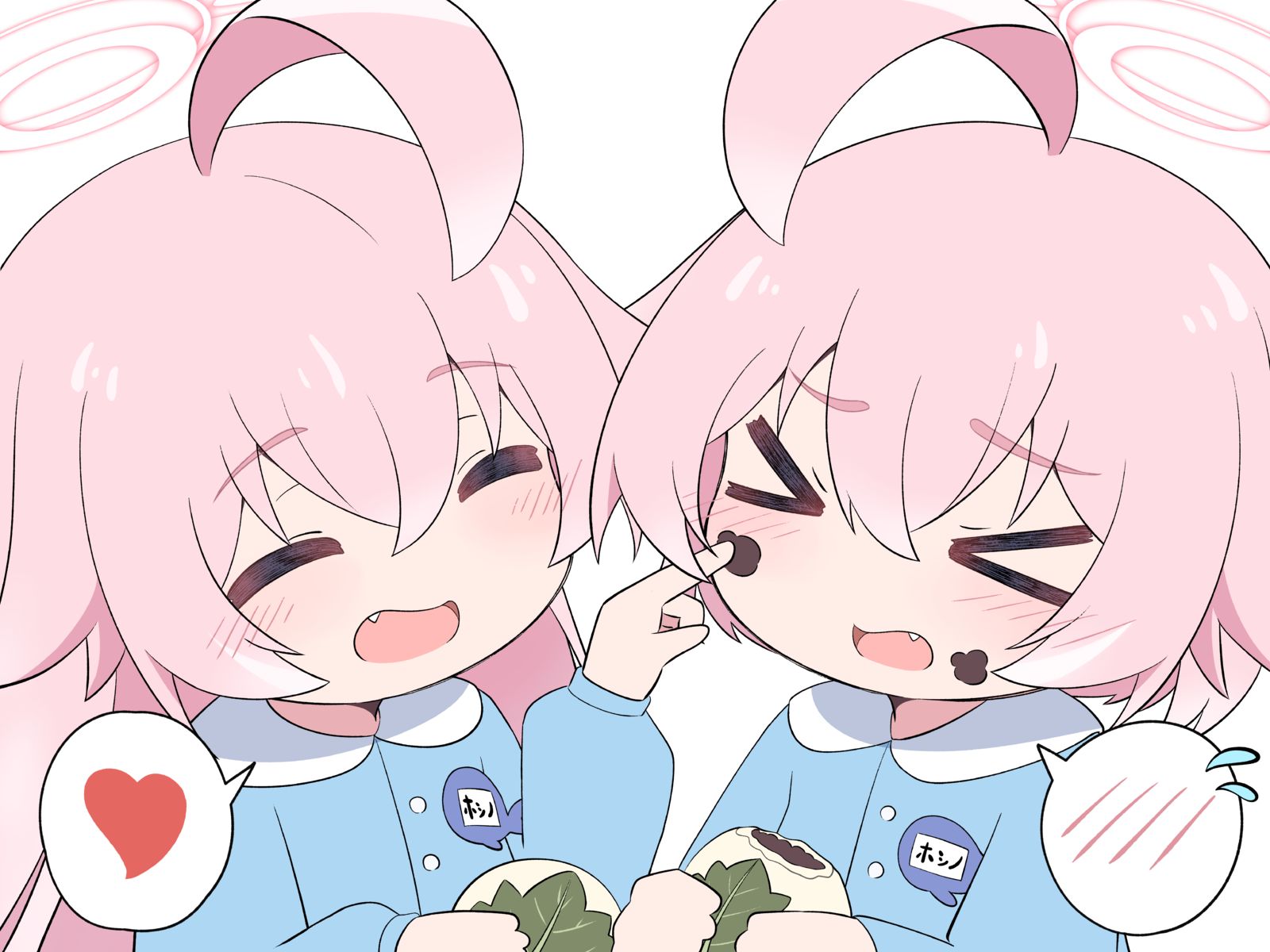 子供ホシノ姉妹插画图片壁纸 子供ホシノ姉妹插画图片壁纸