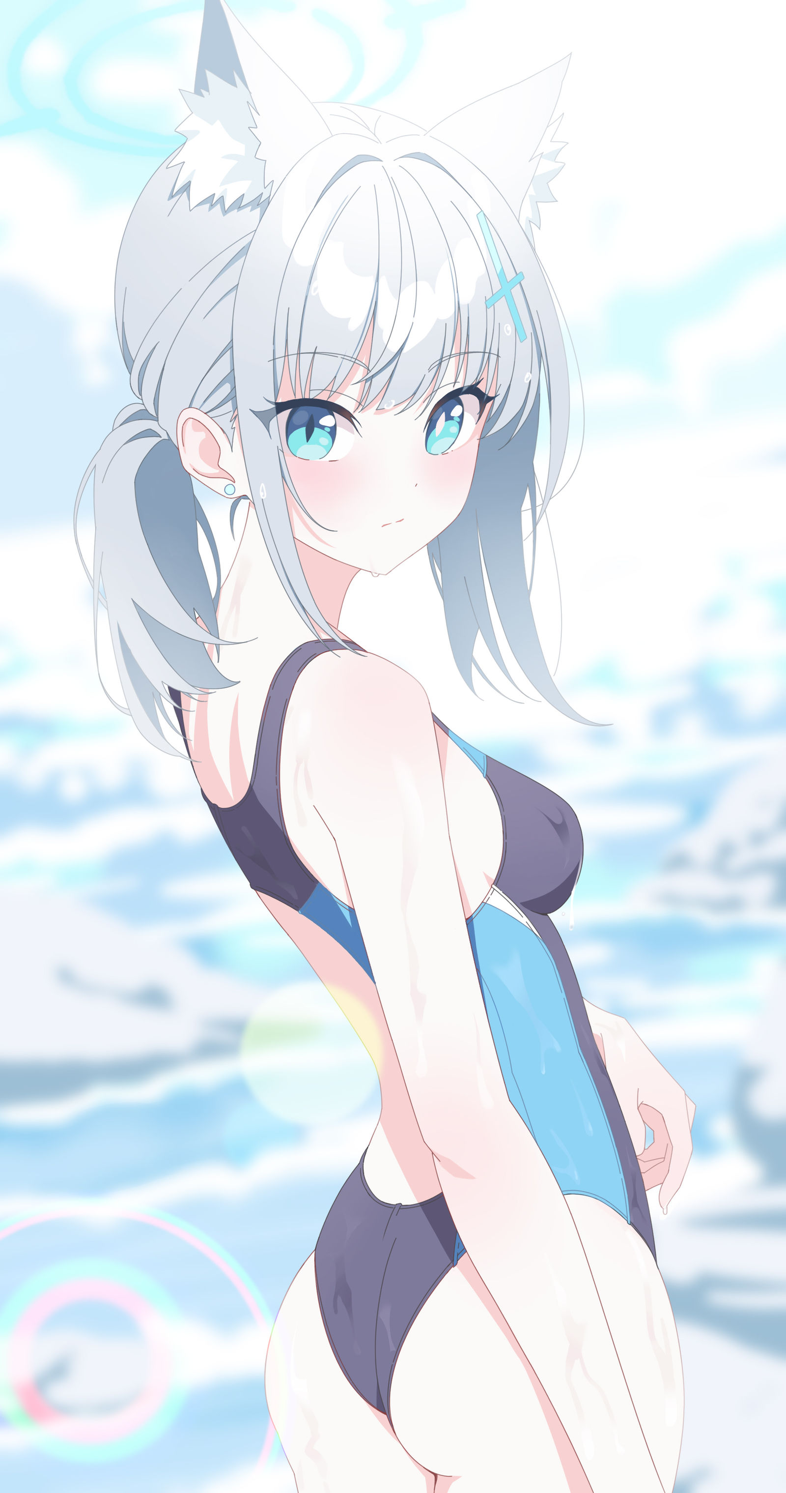 白子插画图片壁纸 白子插画图片壁纸