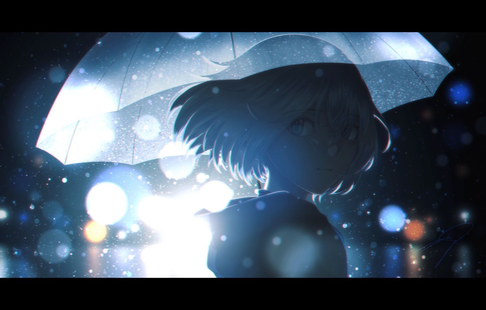 夜雨插画图片壁纸 夜雨插画图片壁纸