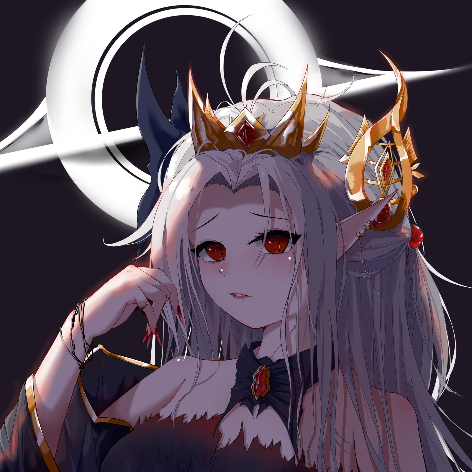 吸血姬( '▿ ' )插画图片壁纸 吸血姬( '▿ ' )插画图片壁纸