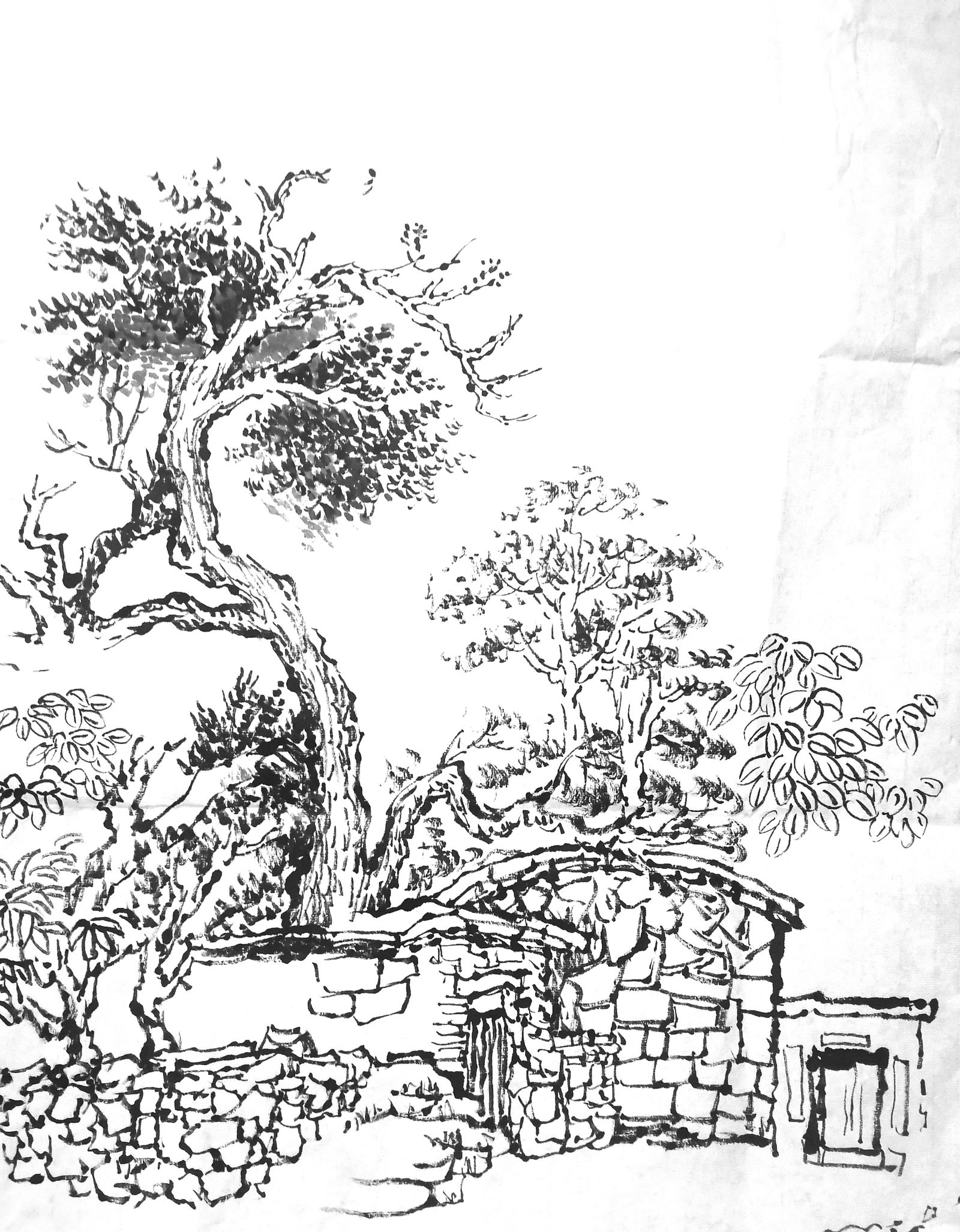 被遗弃的老屋插画图片壁纸 被遗弃的老屋插画图片壁纸