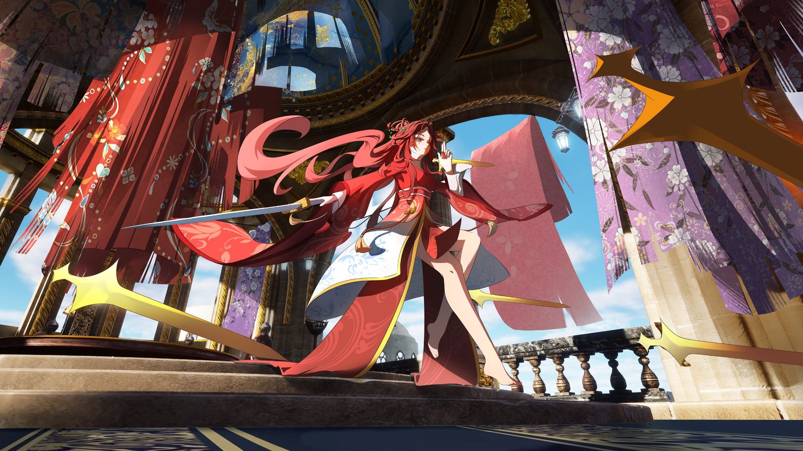 女剑仙插画图片壁纸 女剑仙插画图片壁纸