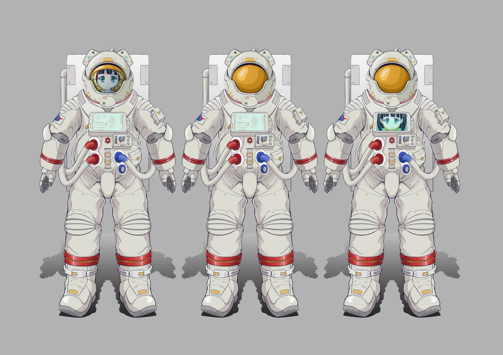 桐谷直叶宇宙服插画图片壁纸 桐谷直叶宇宙服插画图片壁纸