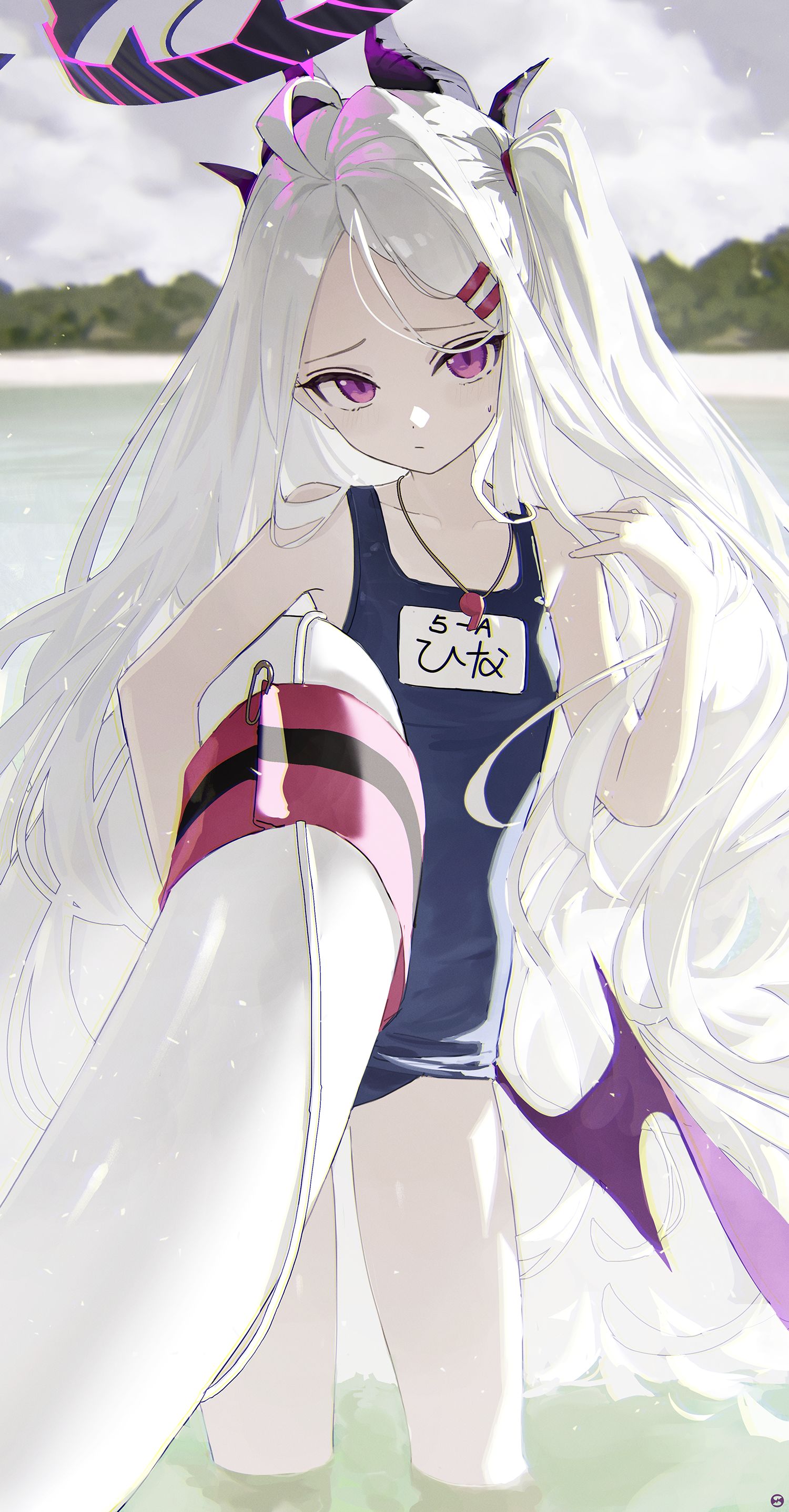 Day018_泳装日奈插画图片壁纸 Day018_泳装日奈插画图片壁纸