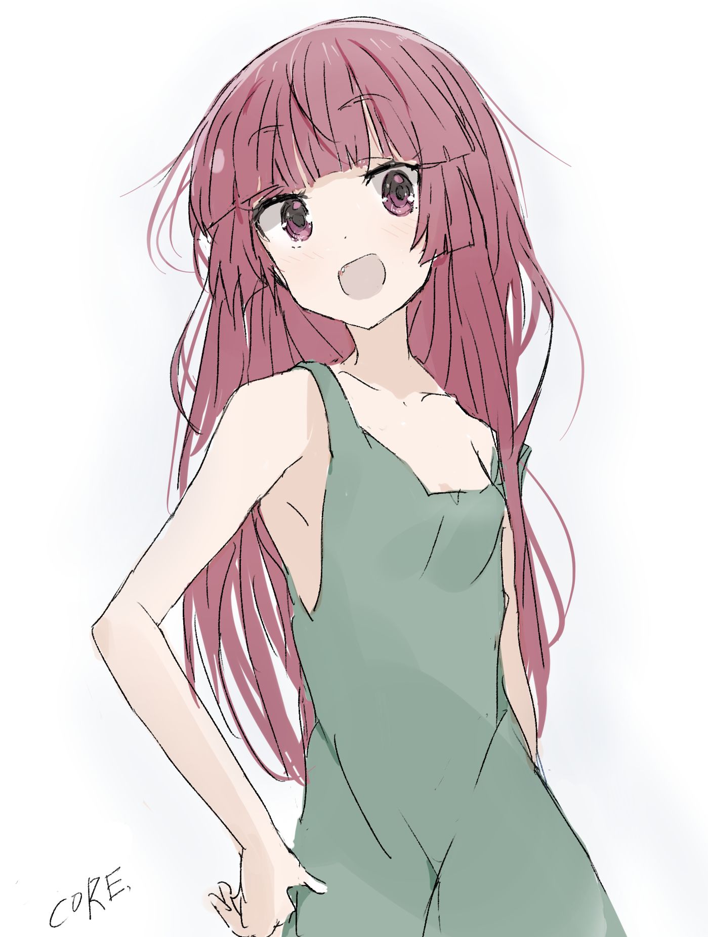 髪下ろしきくりさん插画图片壁纸 髪下ろしきくりさん插画图片壁纸
