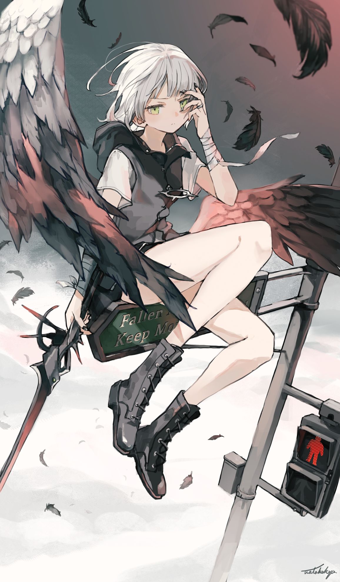 Modern Fallen Angel插画图片壁纸 Modern Fallen Angel插画图片壁纸
