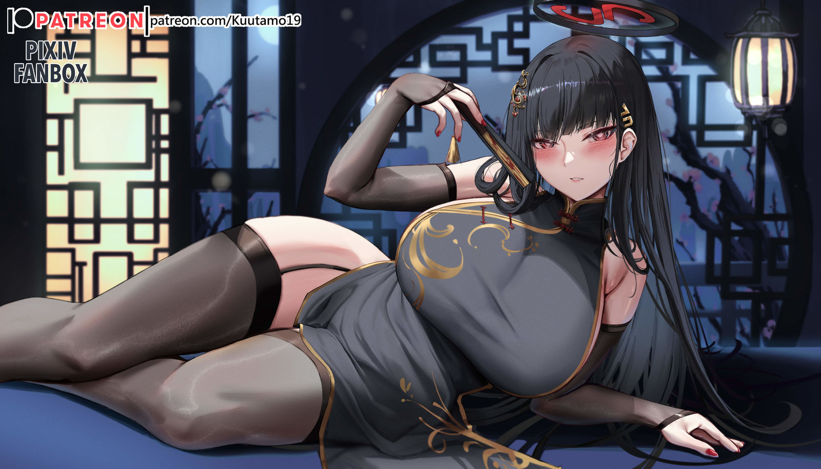 リオINチャイナドレス(美人画插画图片壁纸 リオINチャイナドレス(美人画插画图片壁纸