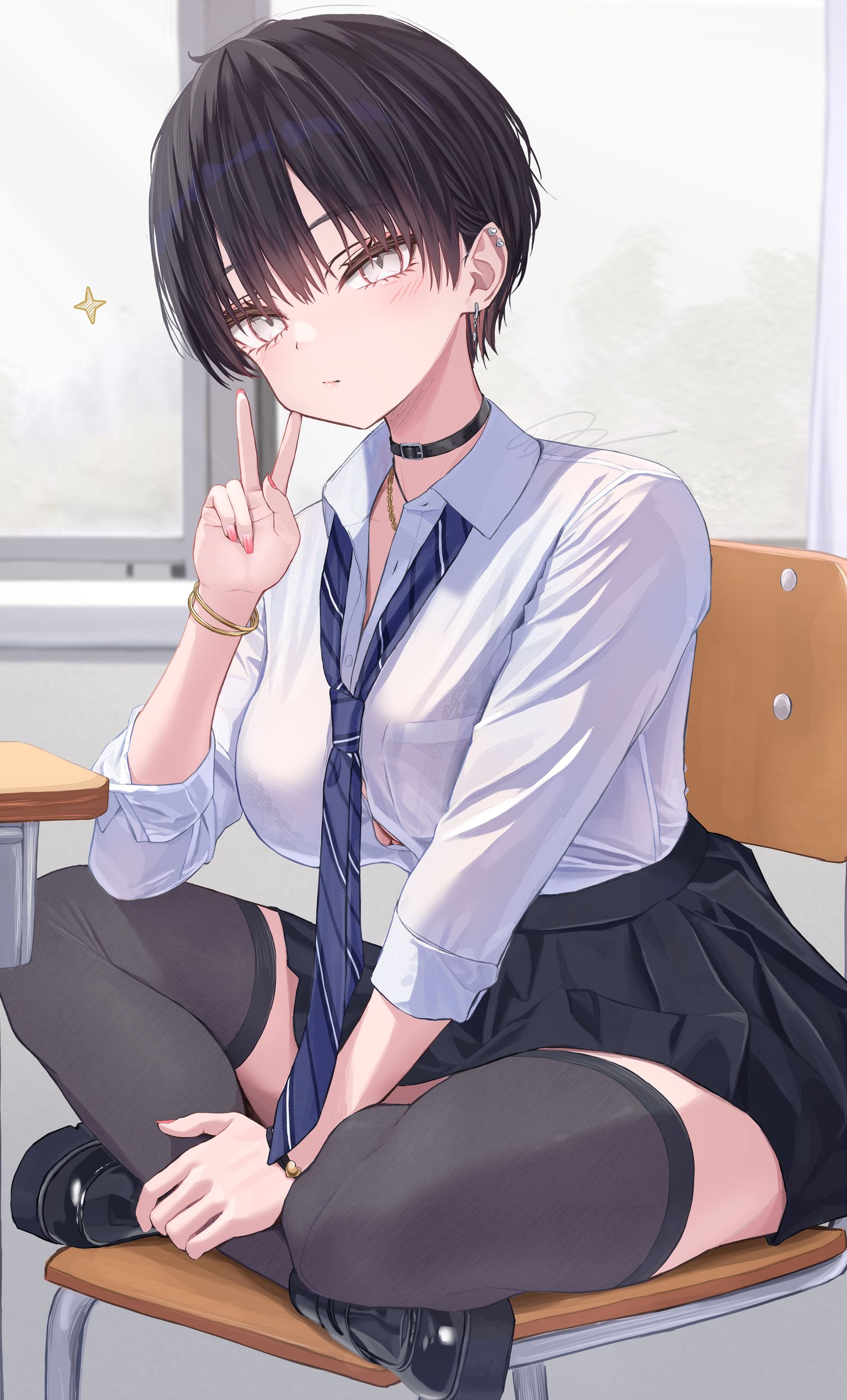 えっと…そこ僕の席なんだけど!?插画图片壁纸 えっと…そこ僕の席なんだけど!?插画图片壁纸