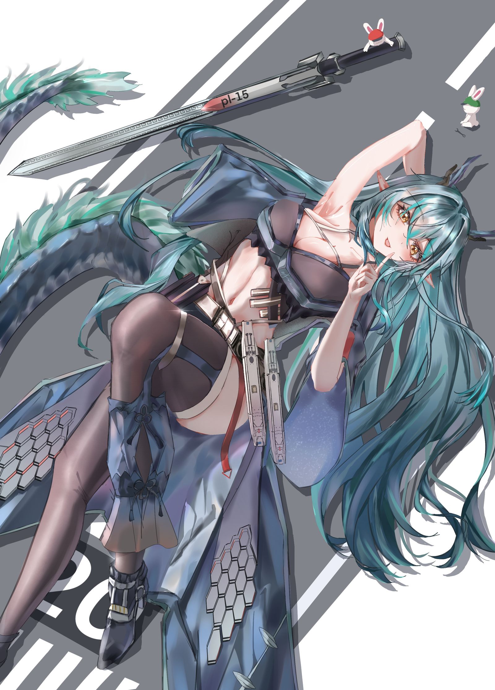 歼20娘化插画图片壁纸 歼20娘化插画图片壁纸