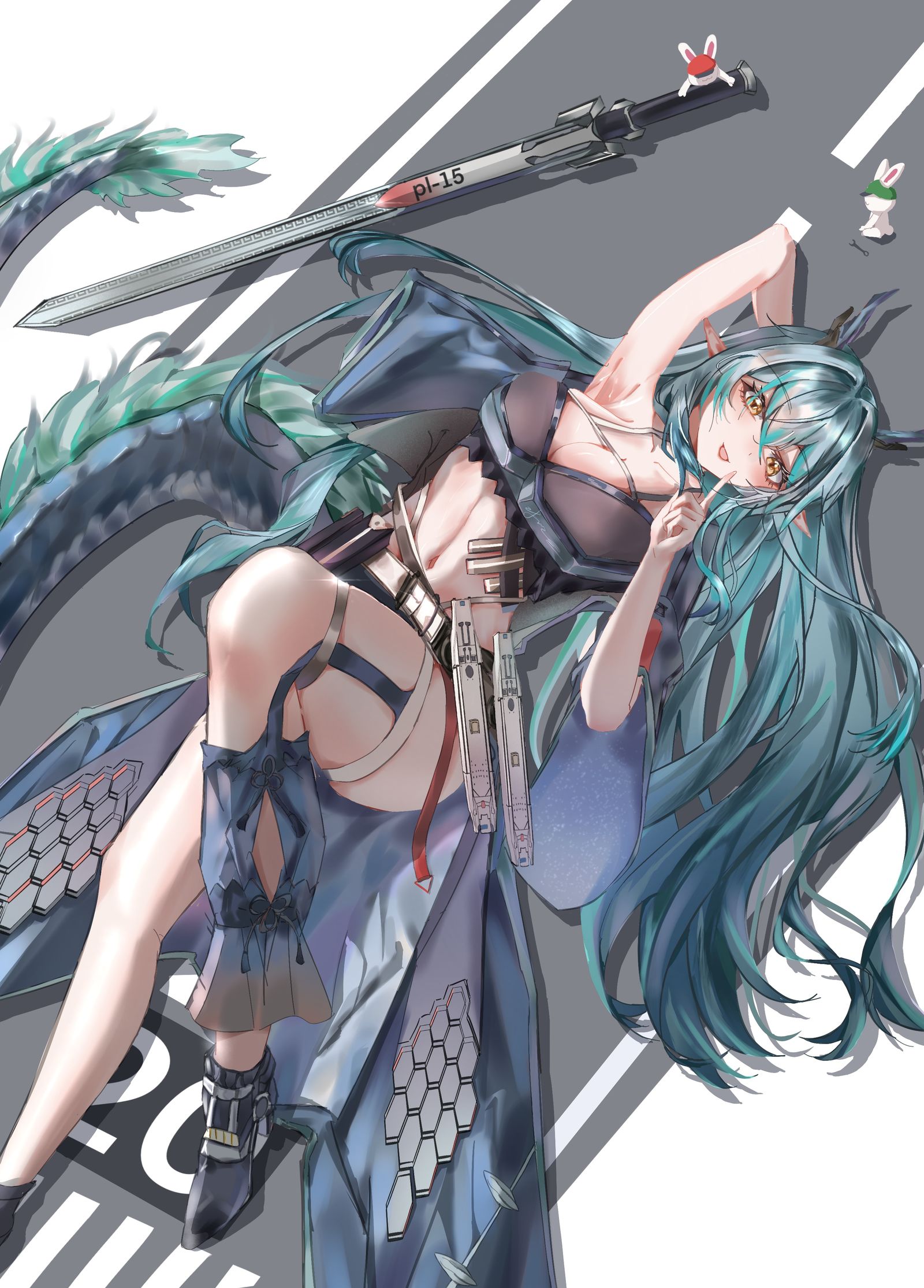 歼20娘化插画图片壁纸 歼20娘化插画图片壁纸