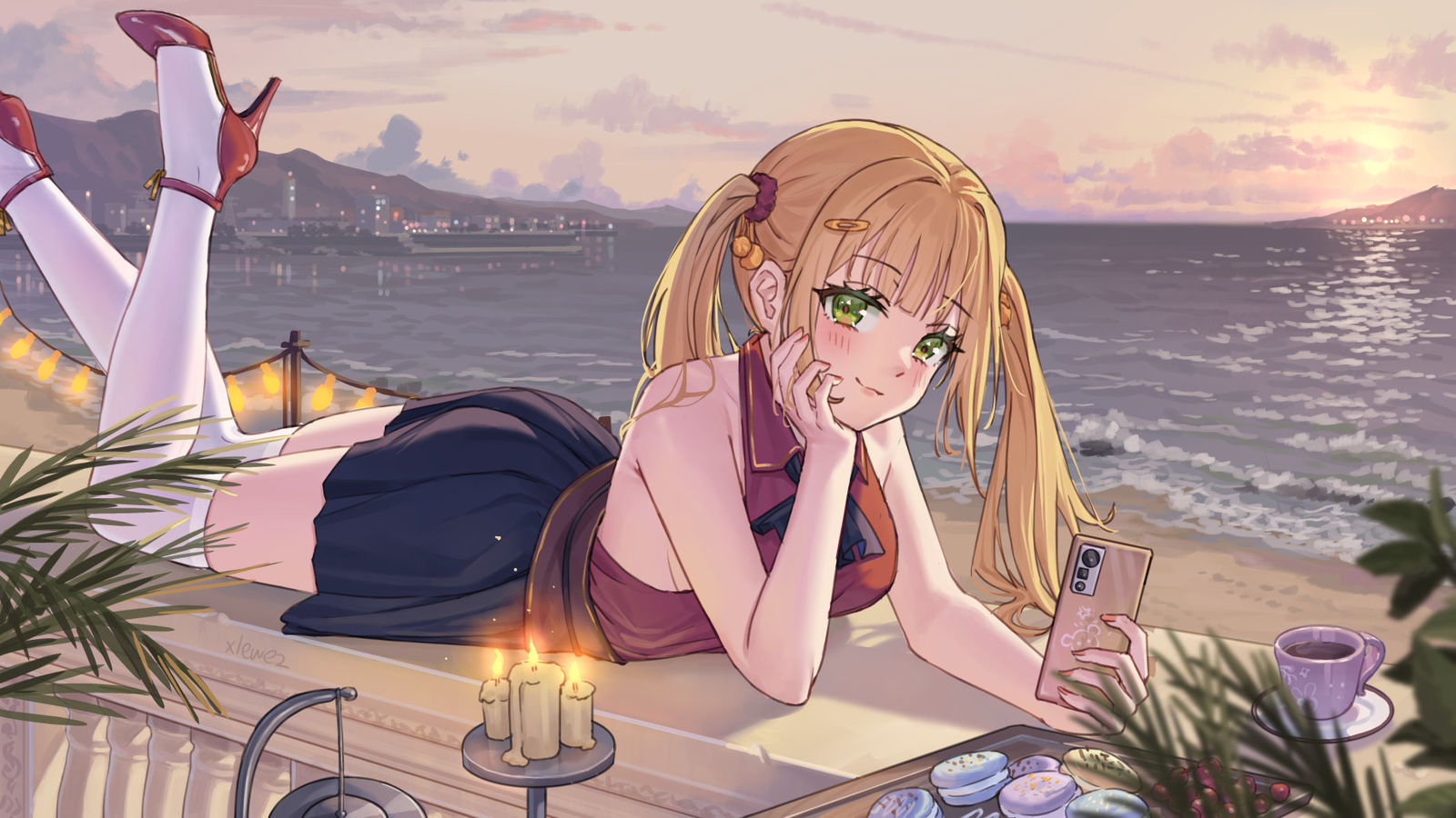 海边插画图片壁纸 海边插画图片壁纸