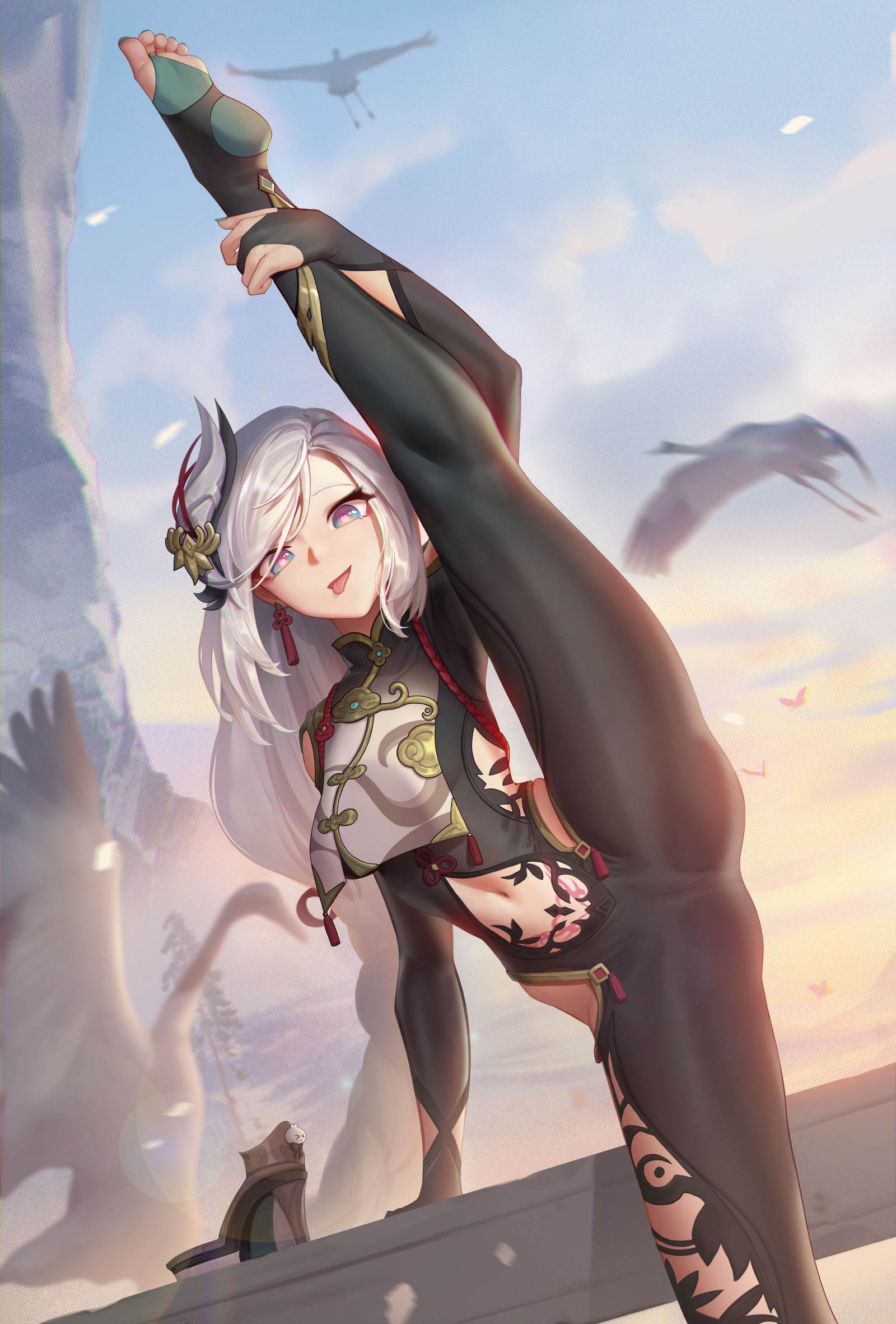 小姨插画图片壁纸 小姨插画图片壁纸