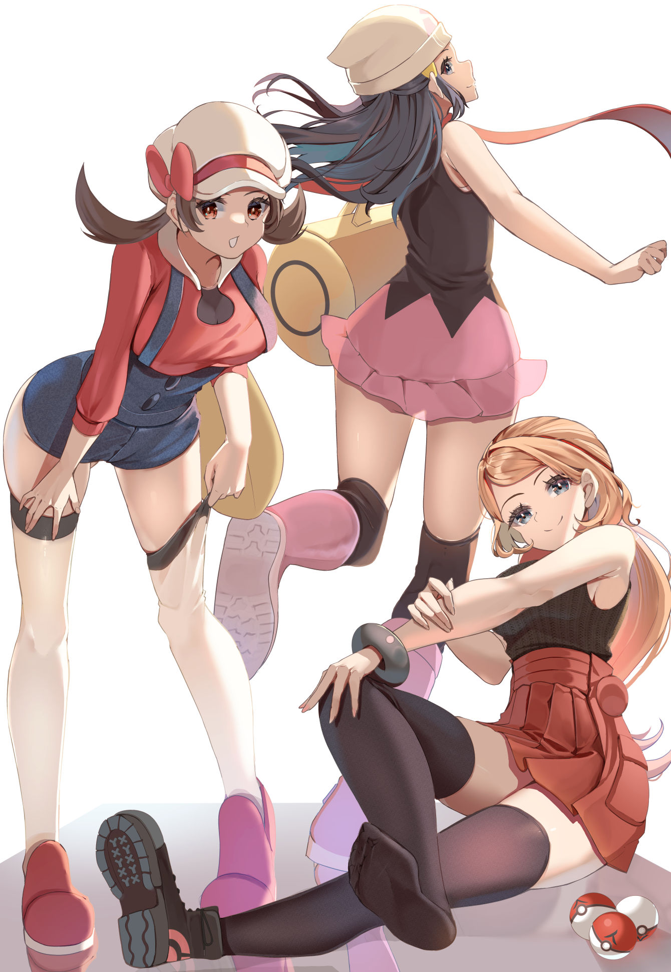 女ポケ主ニーソズ插画图片壁纸 女ポケ主ニーソズ插画图片壁纸
