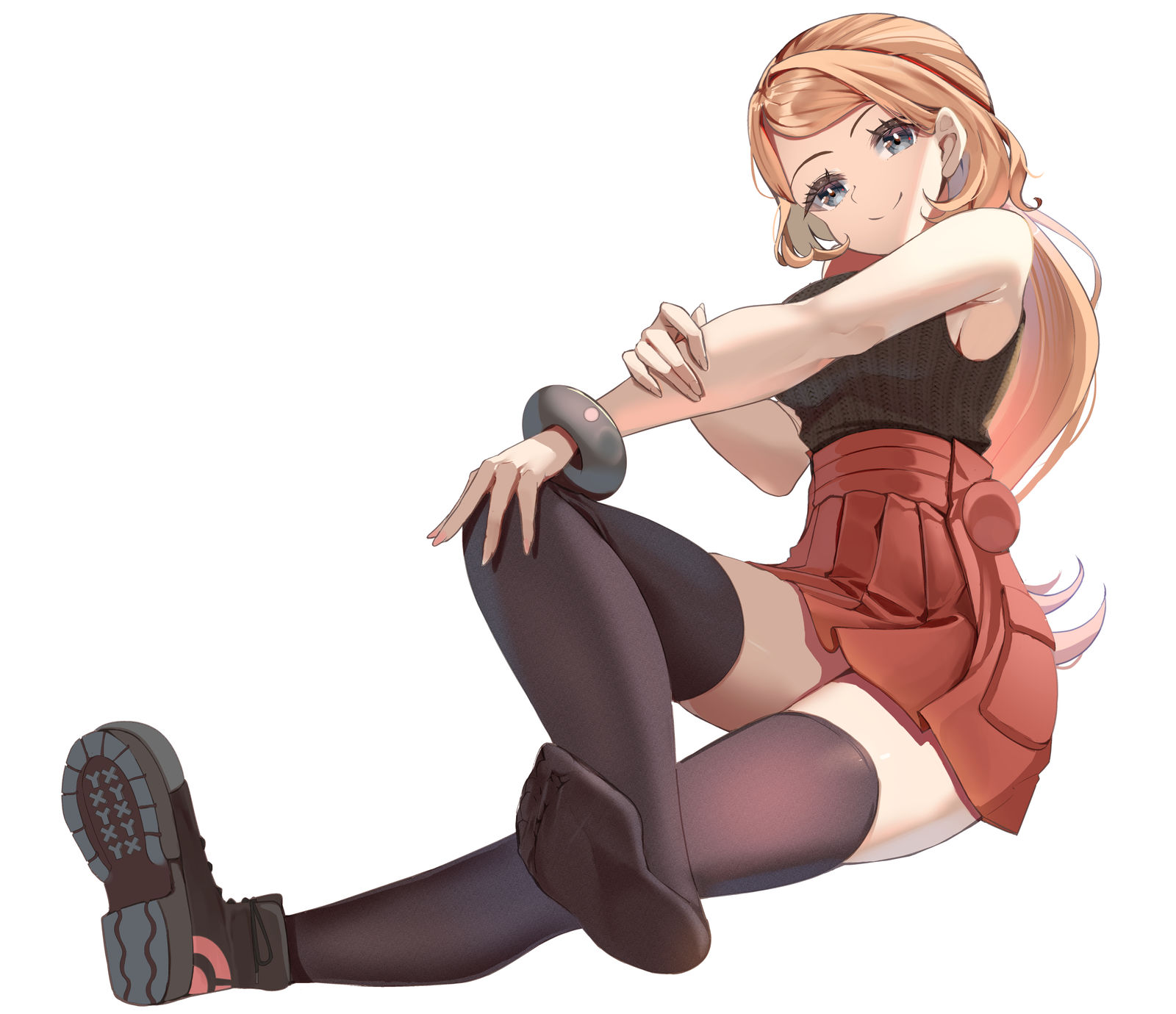 女ポケ主ニーソズ插画图片壁纸 女ポケ主ニーソズ插画图片壁纸