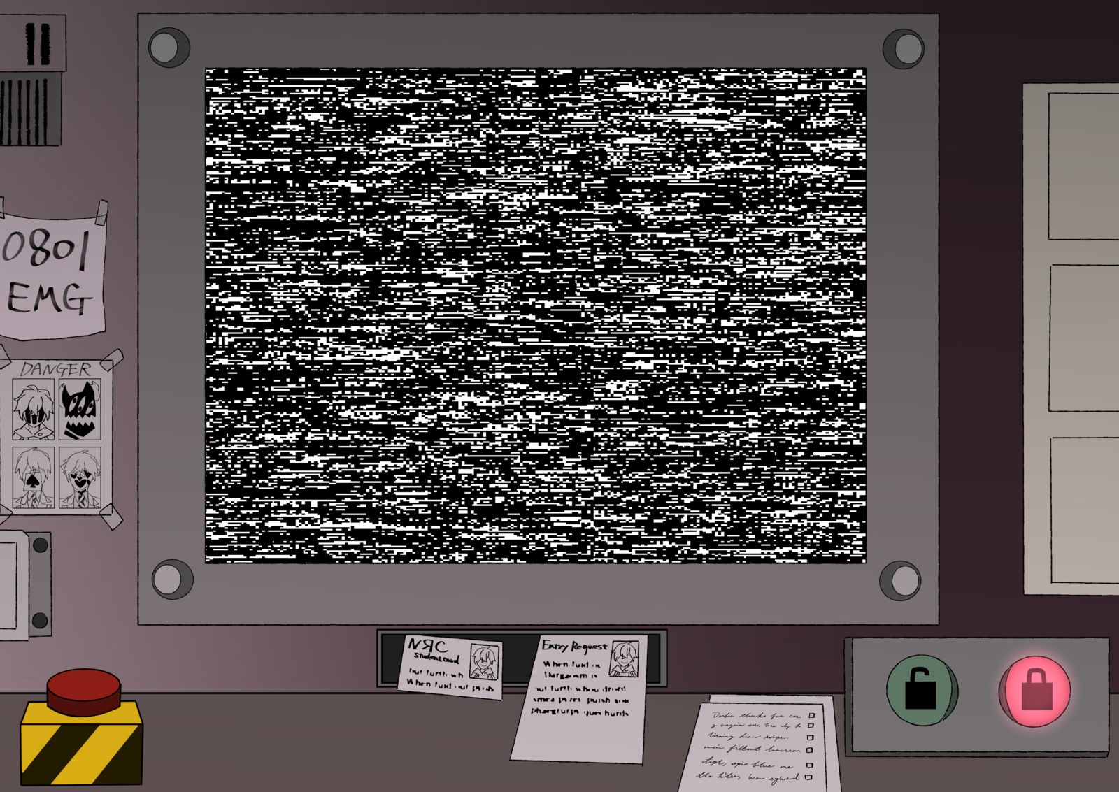 このドアを開けて欲しいな插画图片壁纸 このドアを開けて欲しいな插画图片壁纸