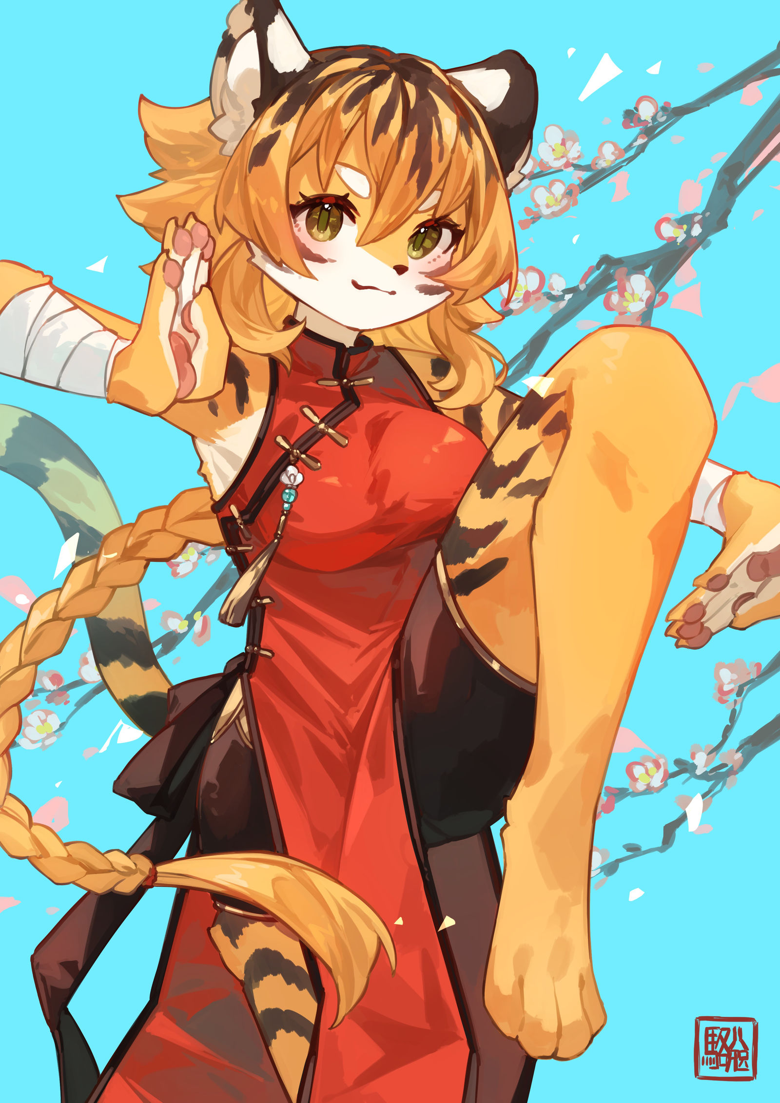 虎のミンメイちゃん!插画图片壁纸 虎のミンメイちゃん!插画图片壁纸