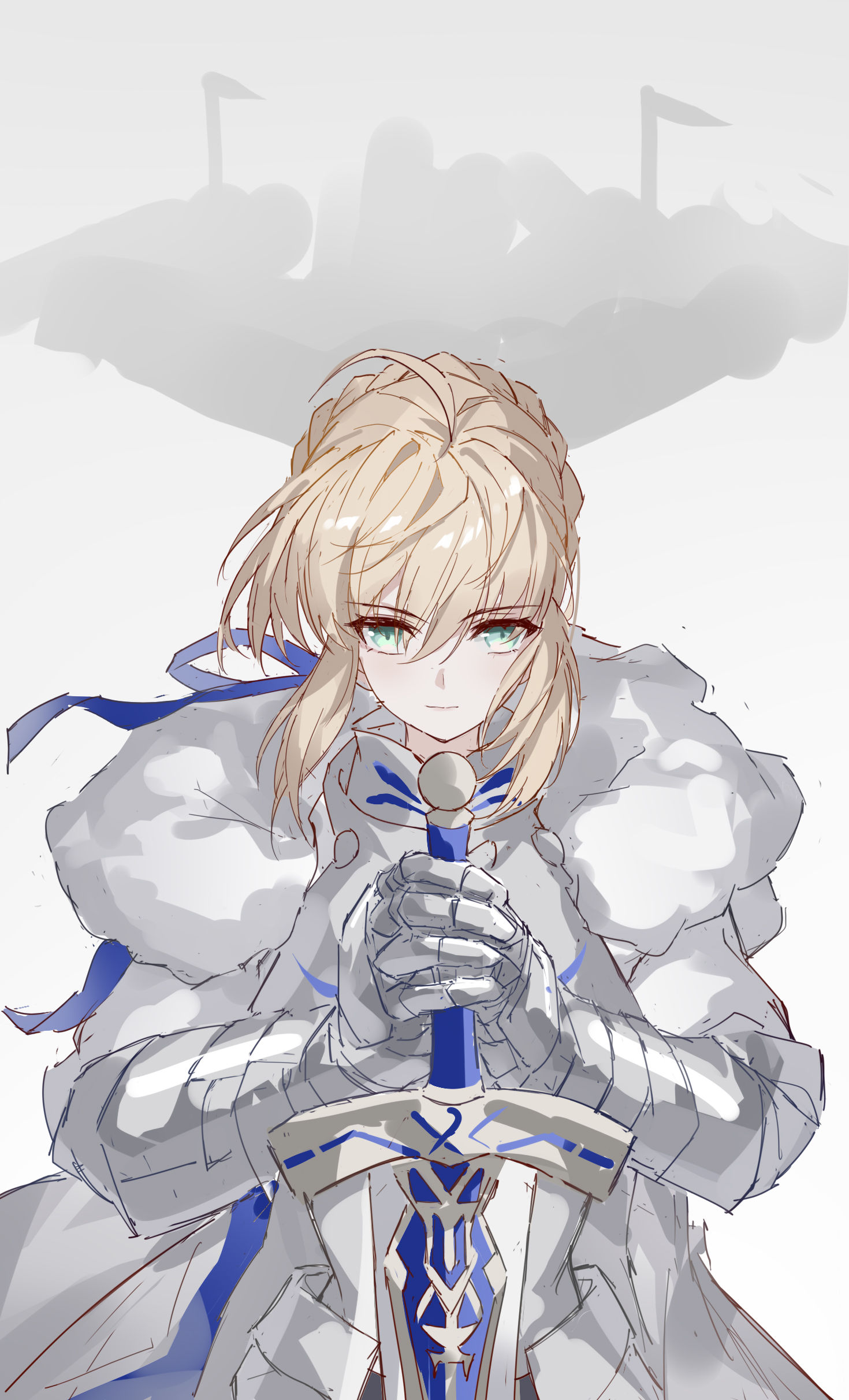 「saber 」插画图片壁纸 「saber 」插画图片壁纸