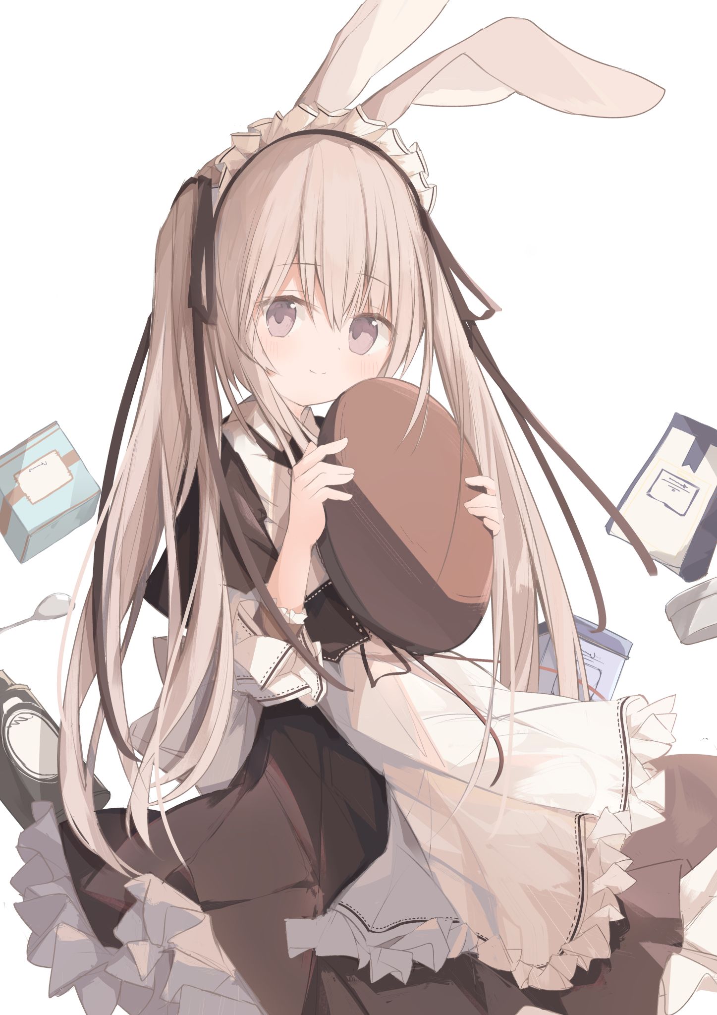 うさみみメイド插画图片壁纸 うさみみメイド插画图片壁纸