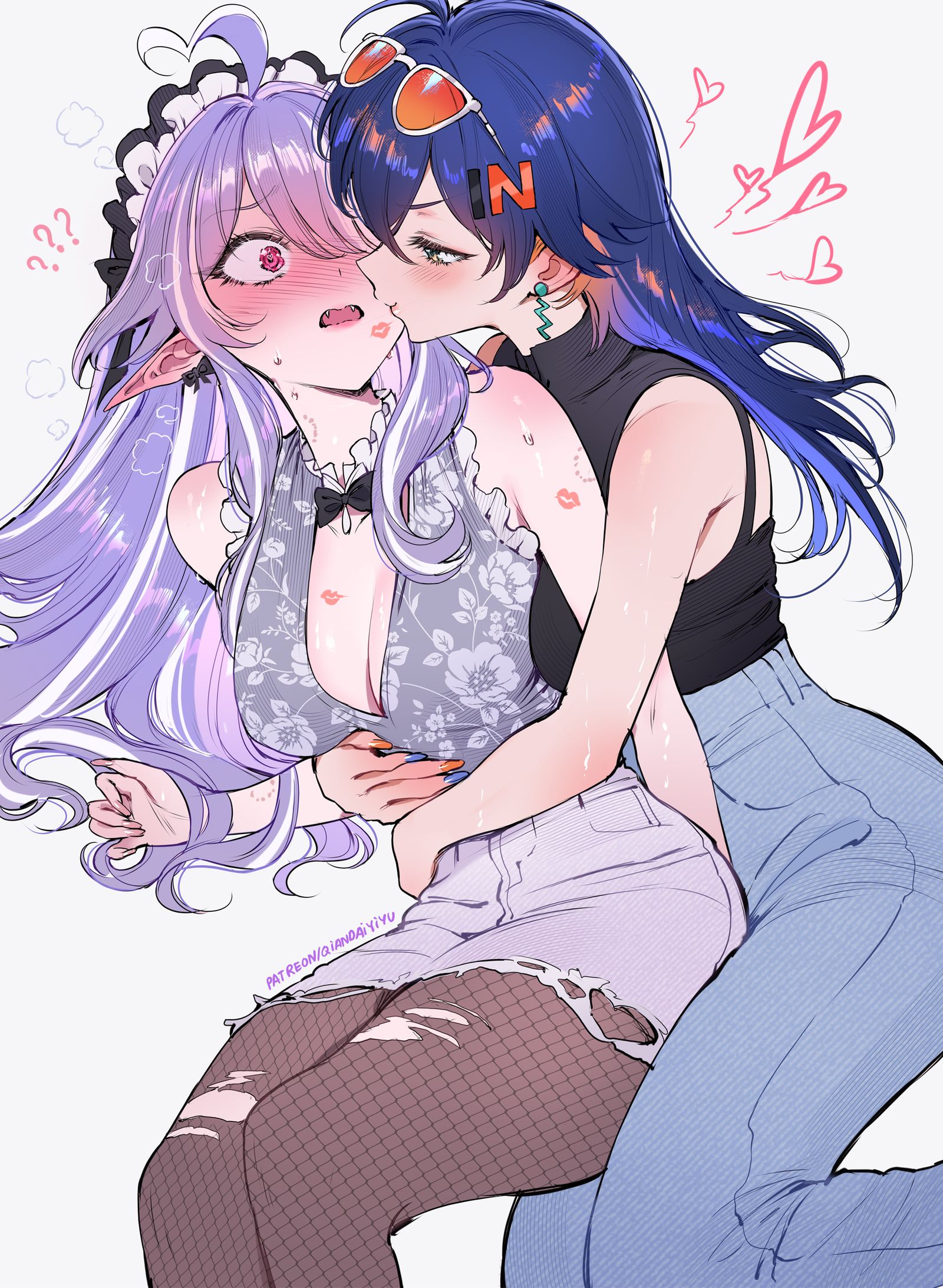 キス攻撃だーっ! キス攻撃だーっ!