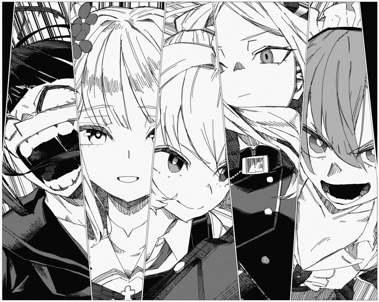 キヴォトス最強クラスな方々を描きました!插画图片壁纸 キヴォトス最強クラスな方々を描きました!插画图片壁纸