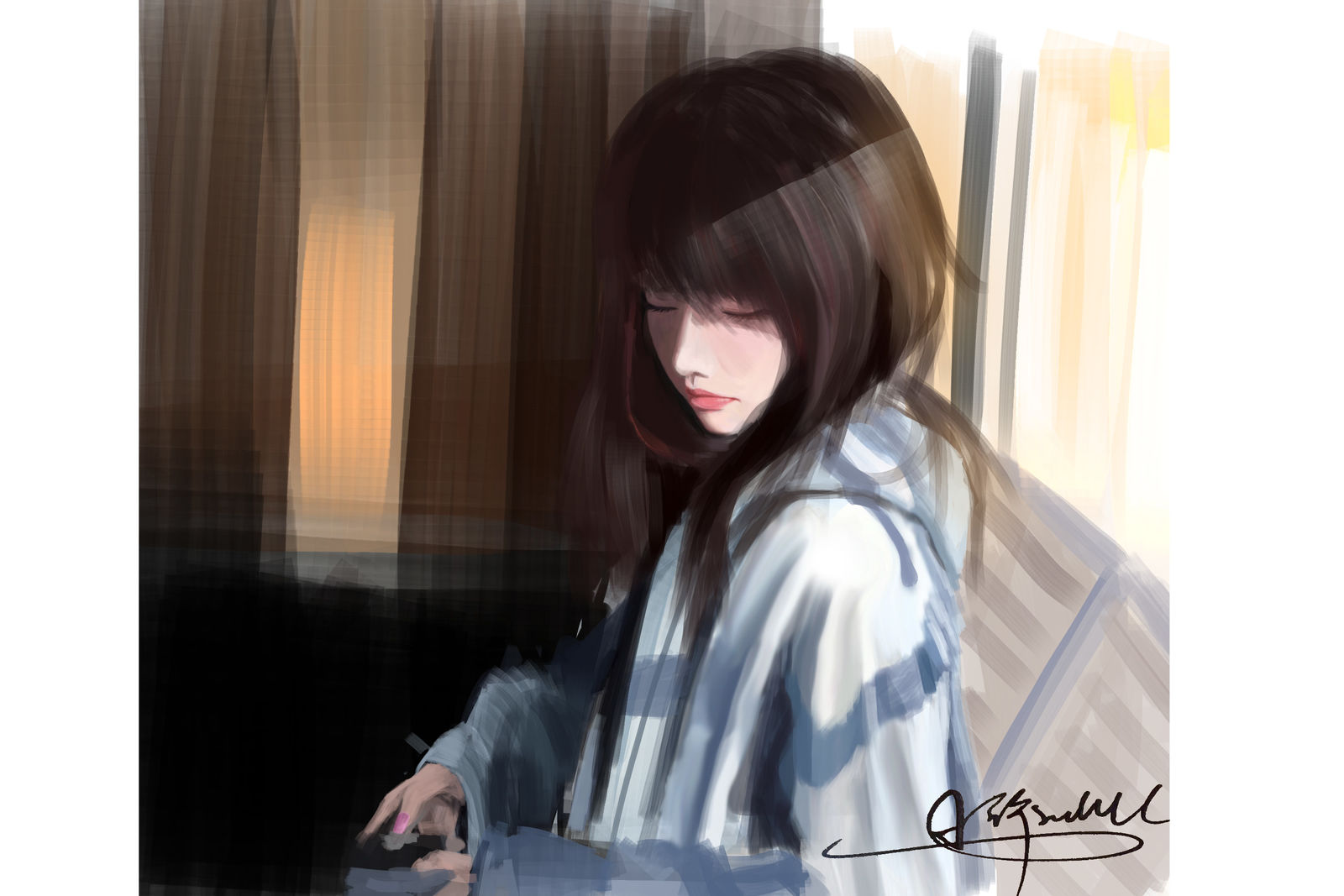 少女插画图片壁纸 少女插画图片壁纸