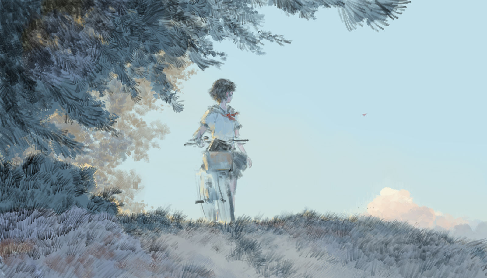 放学后插画图片壁纸 放学后插画图片壁纸