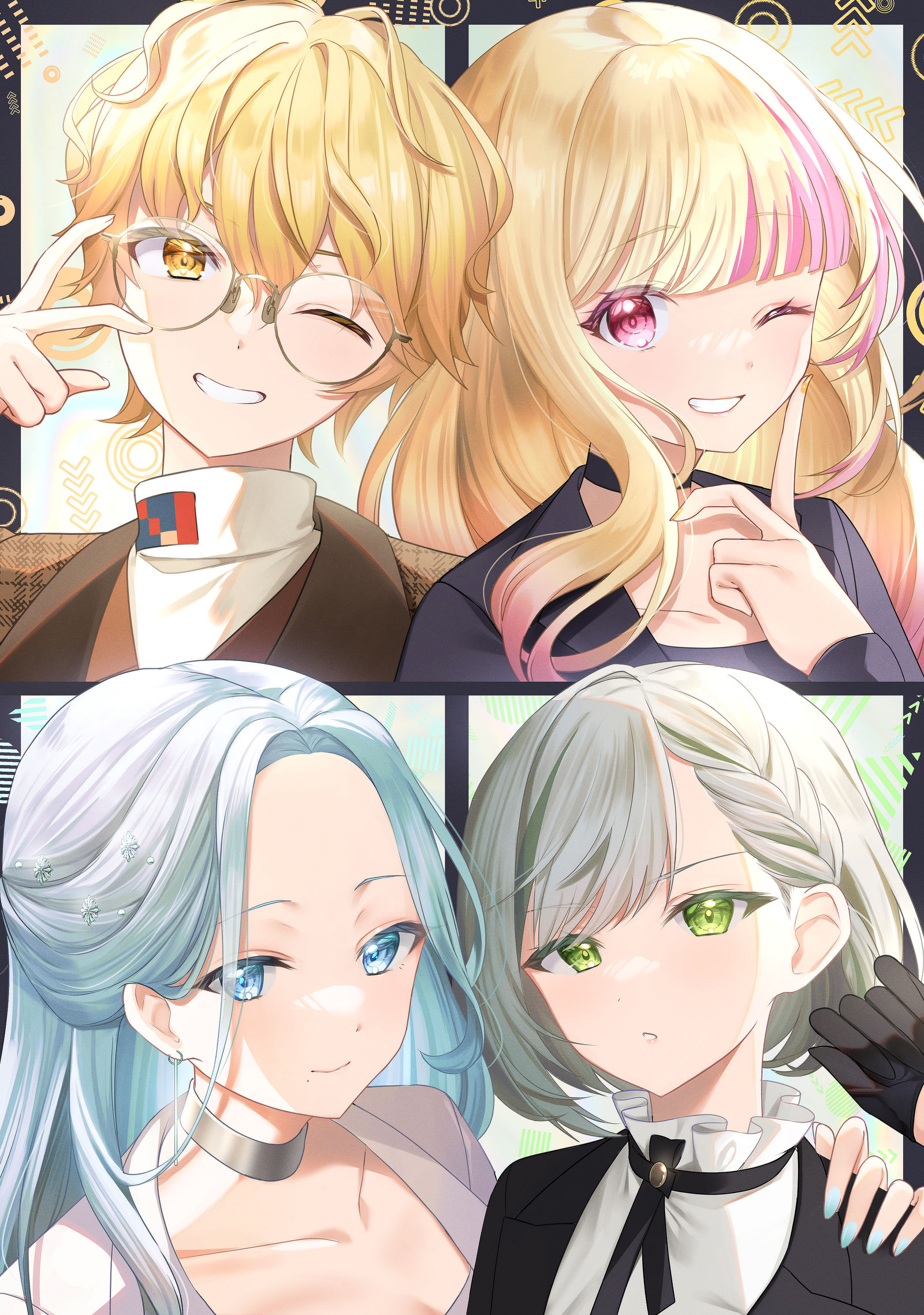 プロセカ×zozo12キャラ(フリーアイコン配布)插画图片壁纸 プロセカ×zozo12キャラ(フリーアイコン配布)插画图片壁纸