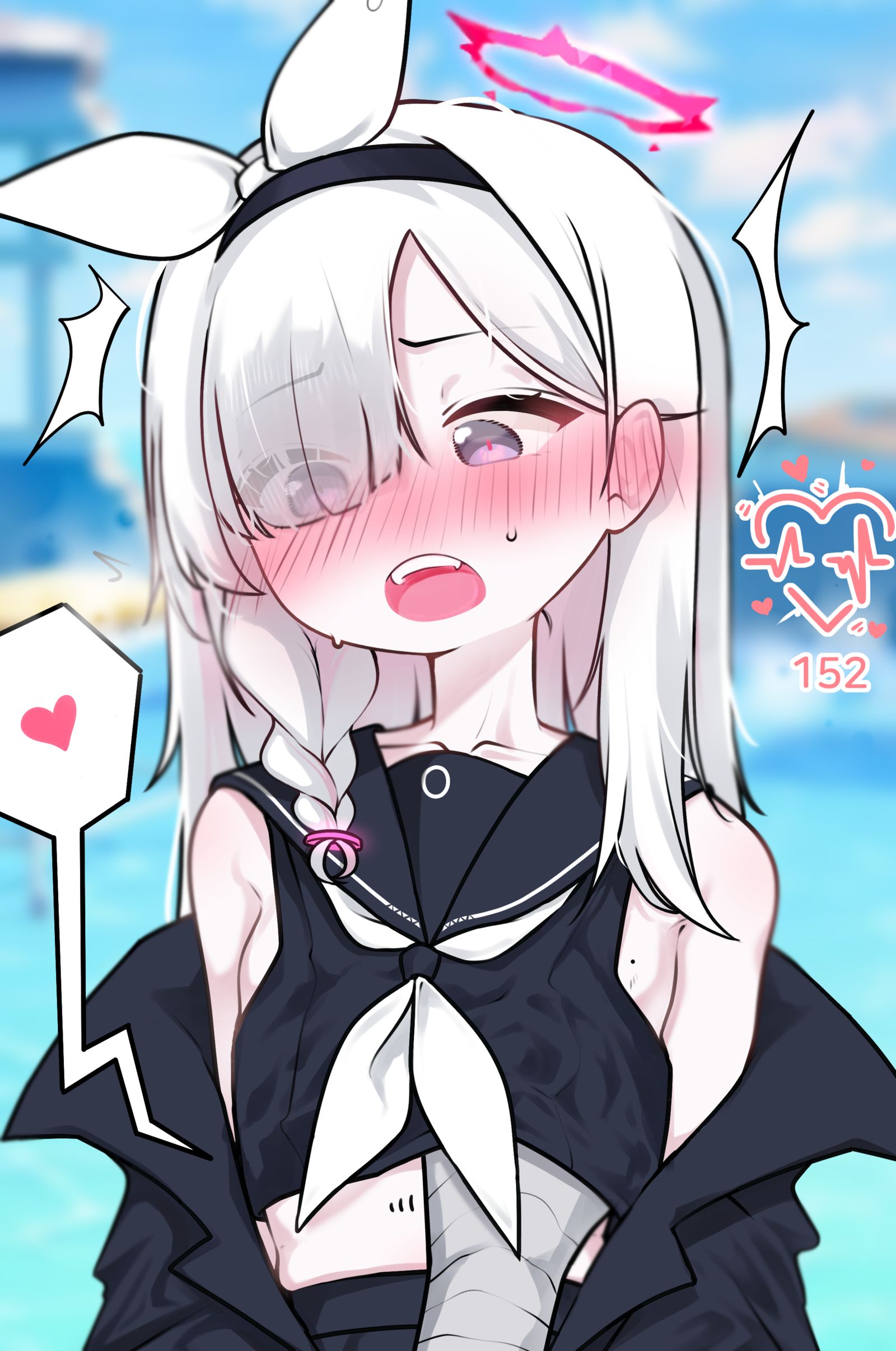 風邪をひいたようなので、一度だけ見てほしいというプラナちゃん。插画图片壁纸 風邪をひいたようなので、一度だけ見てほしいというプラナちゃん。插画图片壁纸