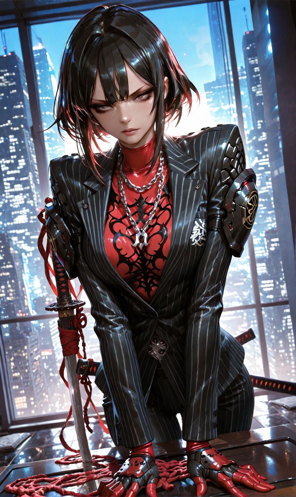 女刺客接任务插画图片壁纸 女刺客接任务插画图片壁纸