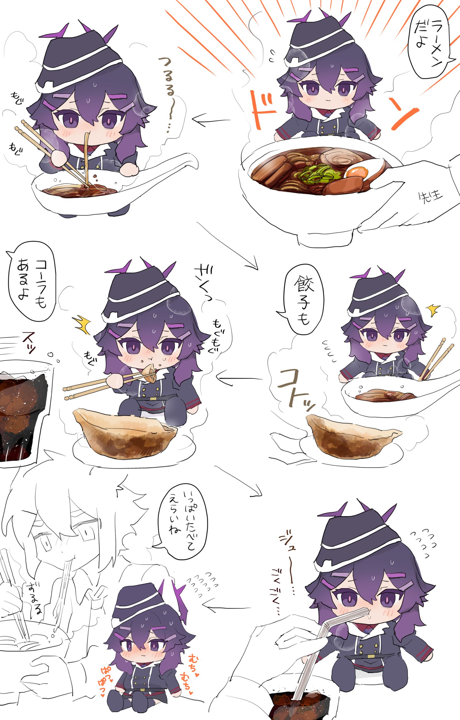 ハルカぬいとラーメン插画图片壁纸 ハルカぬいとラーメン插画图片壁纸