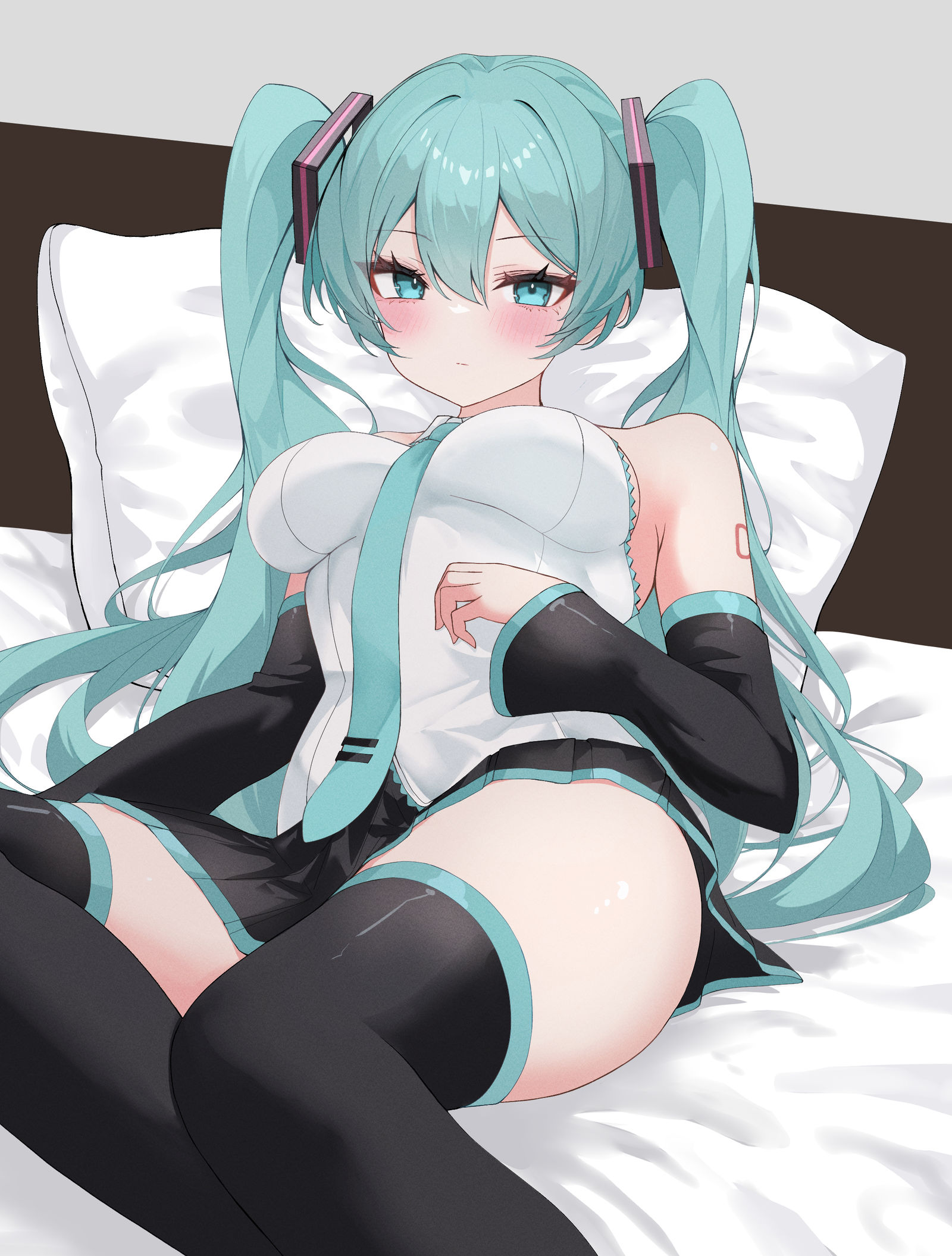 休憩ミクさん插画图片壁纸 休憩ミクさん插画图片壁纸