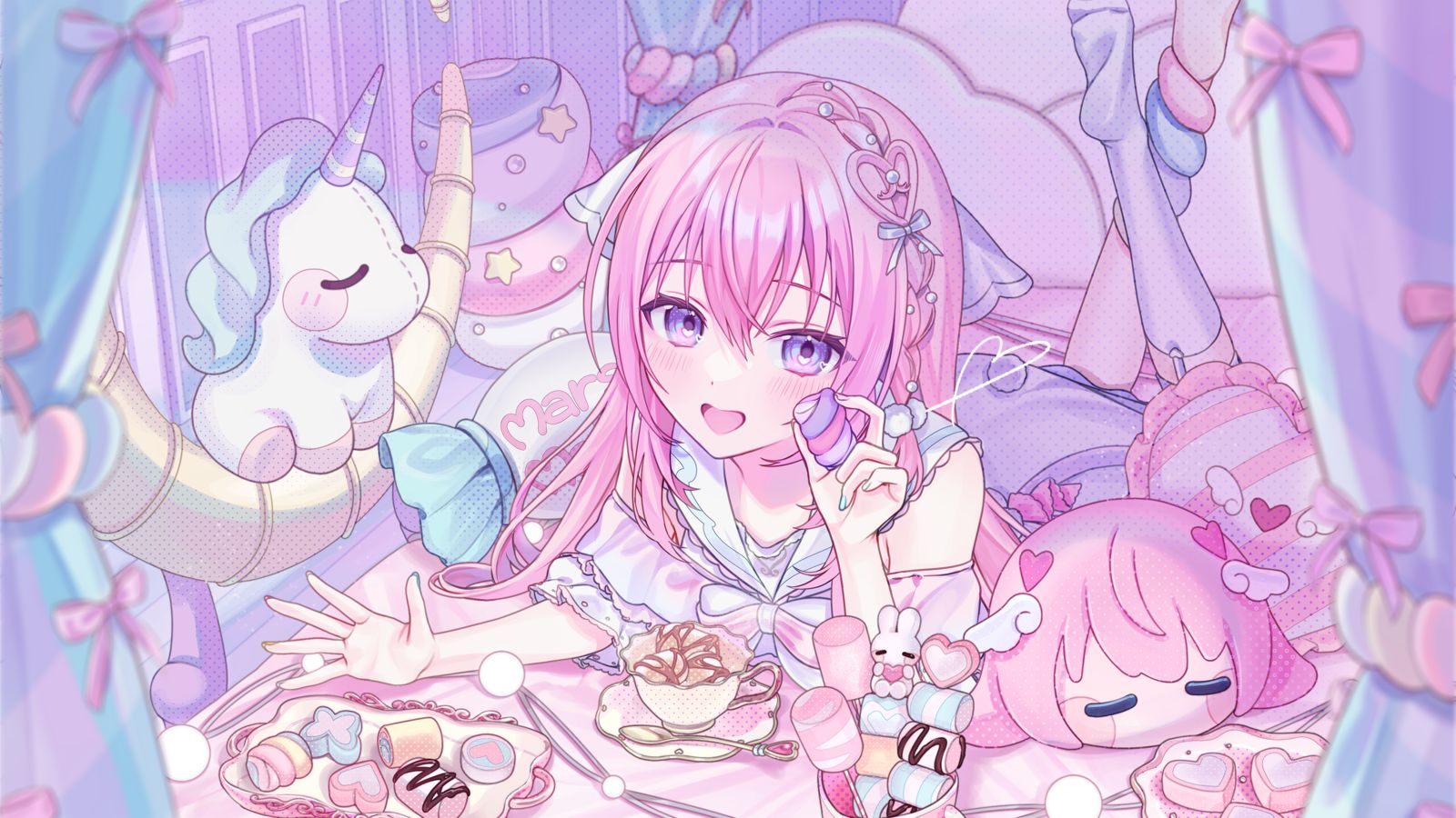 ましゅまろルカさん 插画图片壁纸 ましゅまろルカさん 插画图片壁纸