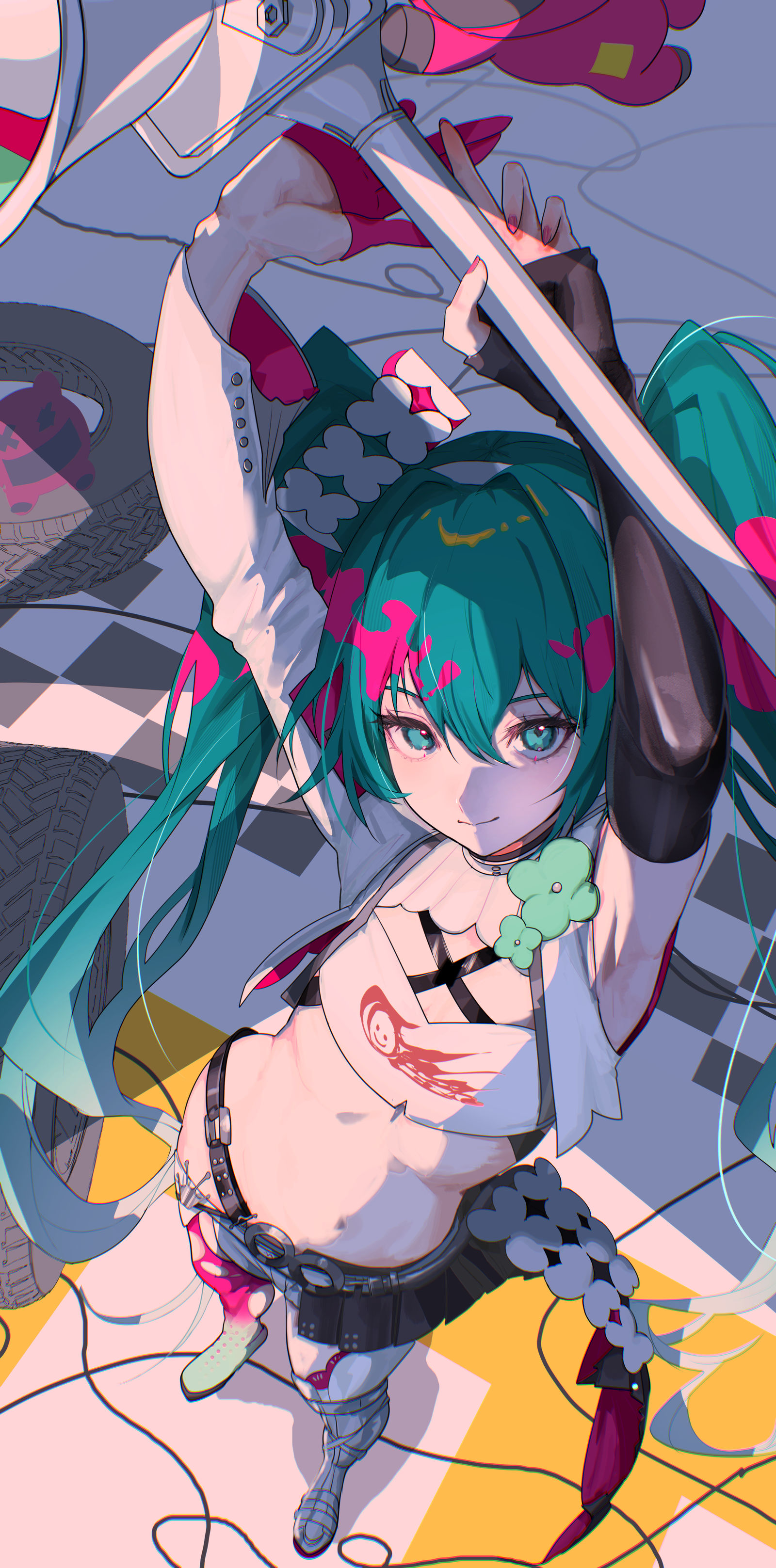 レーシングミク2025插画图片壁纸 レーシングミク2025插画图片壁纸