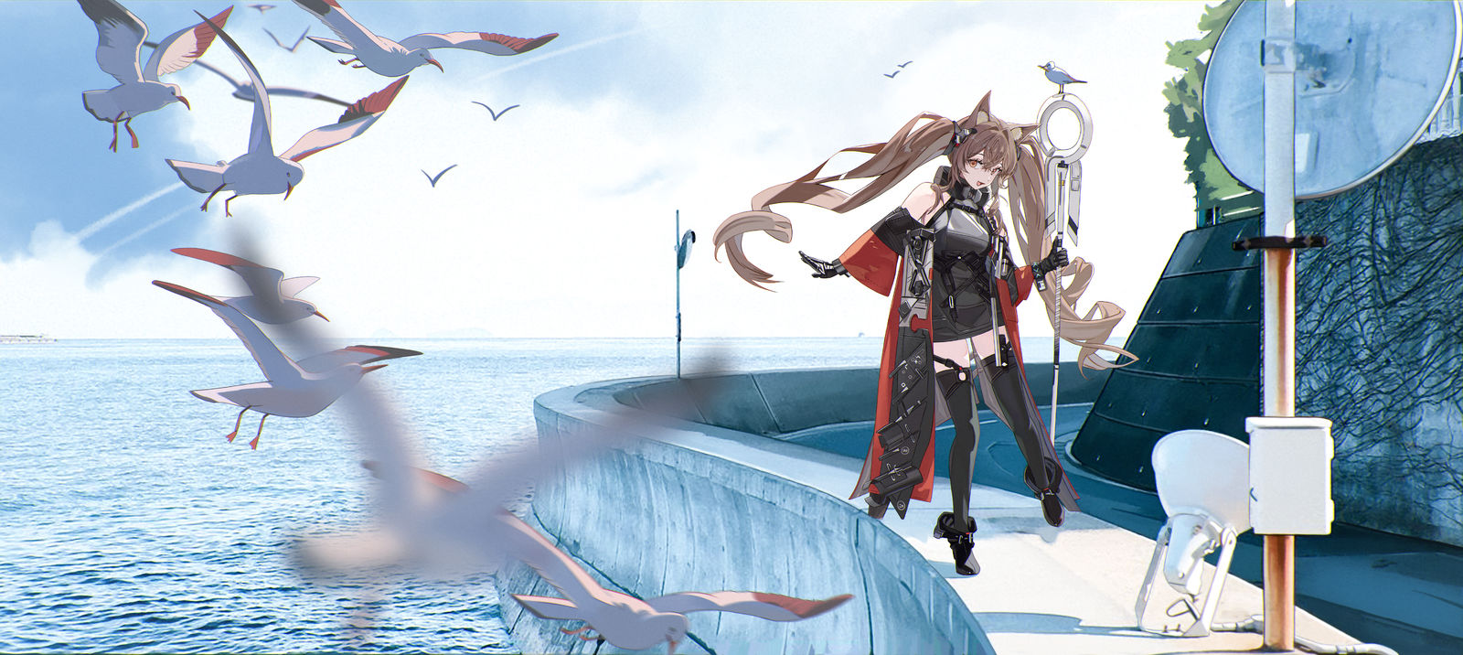 风平浪静的日子里插画图片壁纸 风平浪静的日子里插画图片壁纸