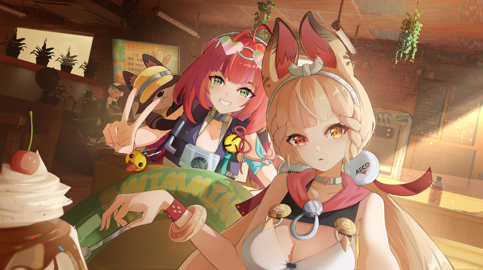 柚叶&爱丽丝插画图片壁纸 柚叶&爱丽丝插画图片壁纸