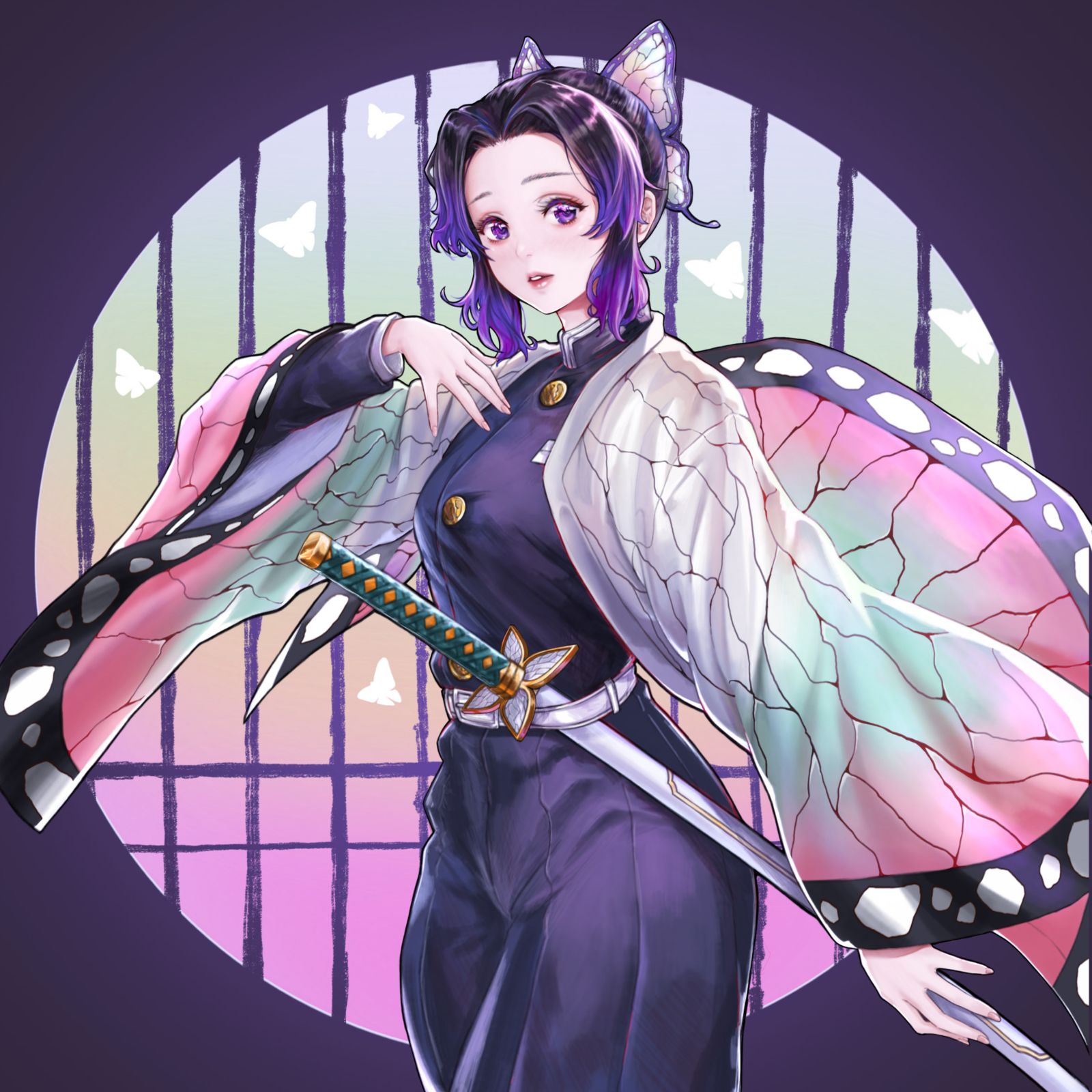 ✏ -Shinobu Kochou- 插画图片壁纸 ✏ -Shinobu Kochou- 插画图片壁纸