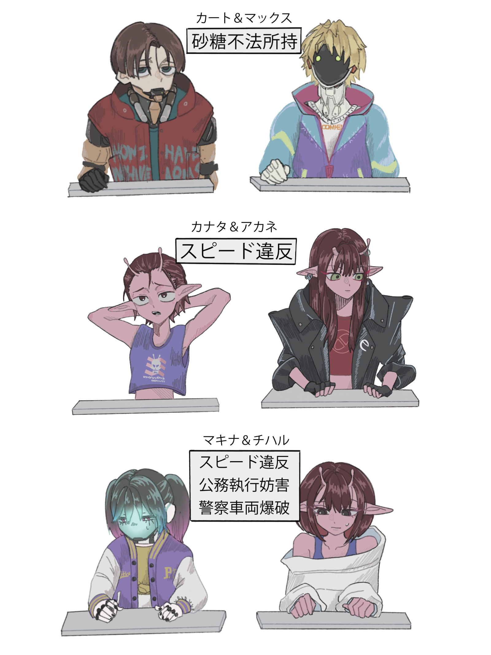 元軍人と暴走族よりやばいギャル二人 元軍人と暴走族よりやばいギャル二人