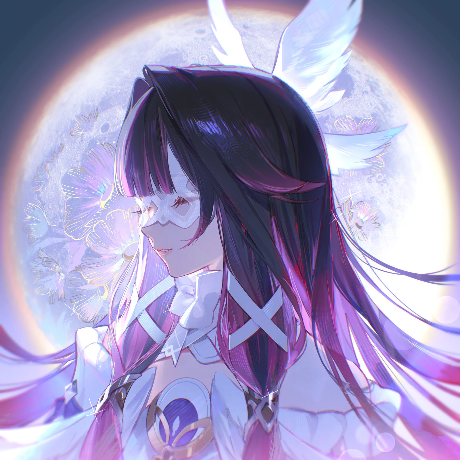 月の少女插画图片壁纸 月の少女插画图片壁纸